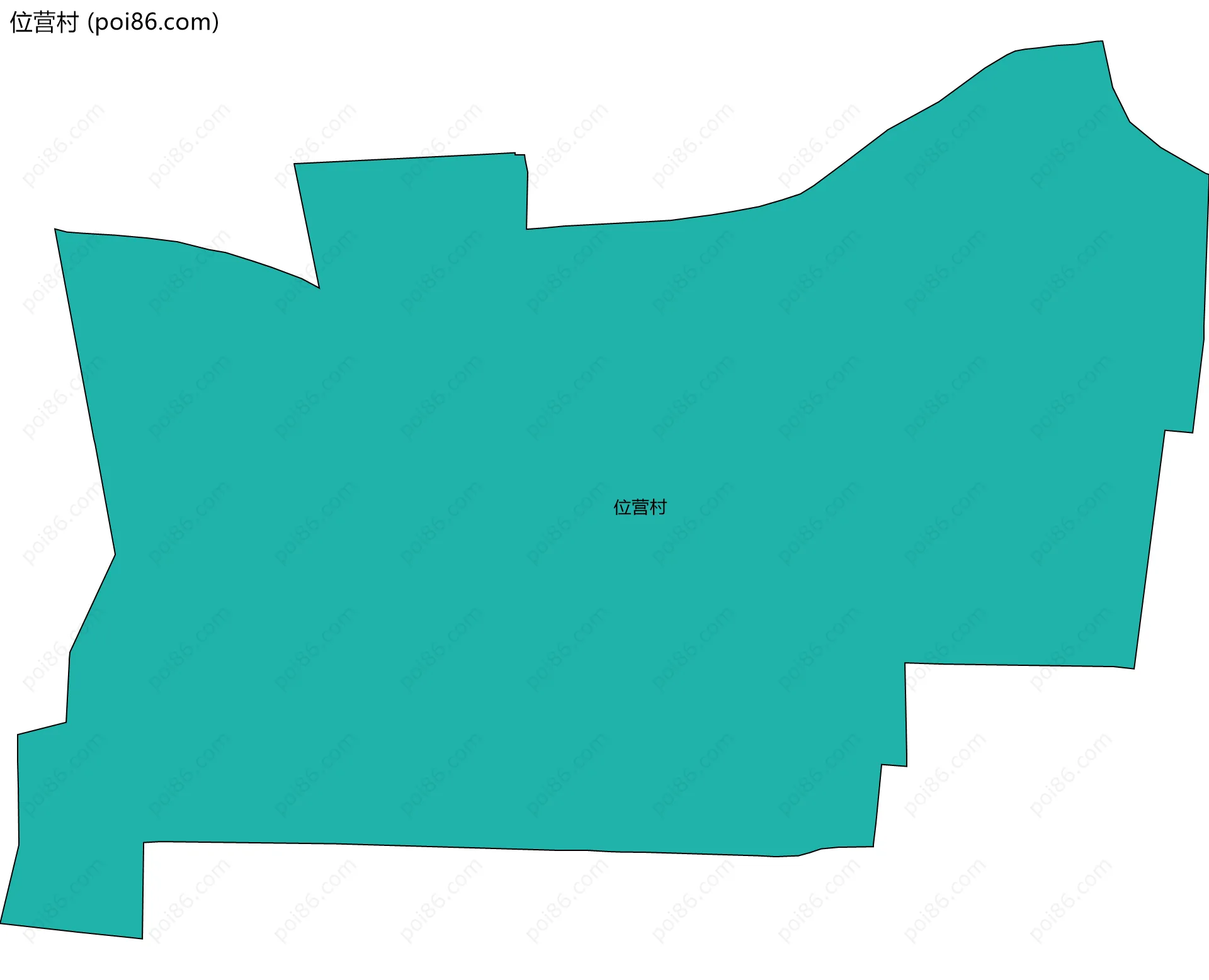 位营村边界地图