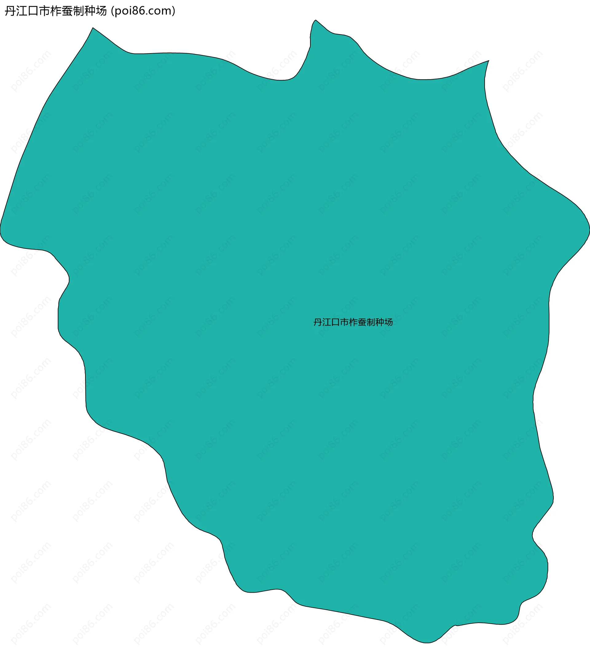 丹江口市柞蚕制种场边界地图