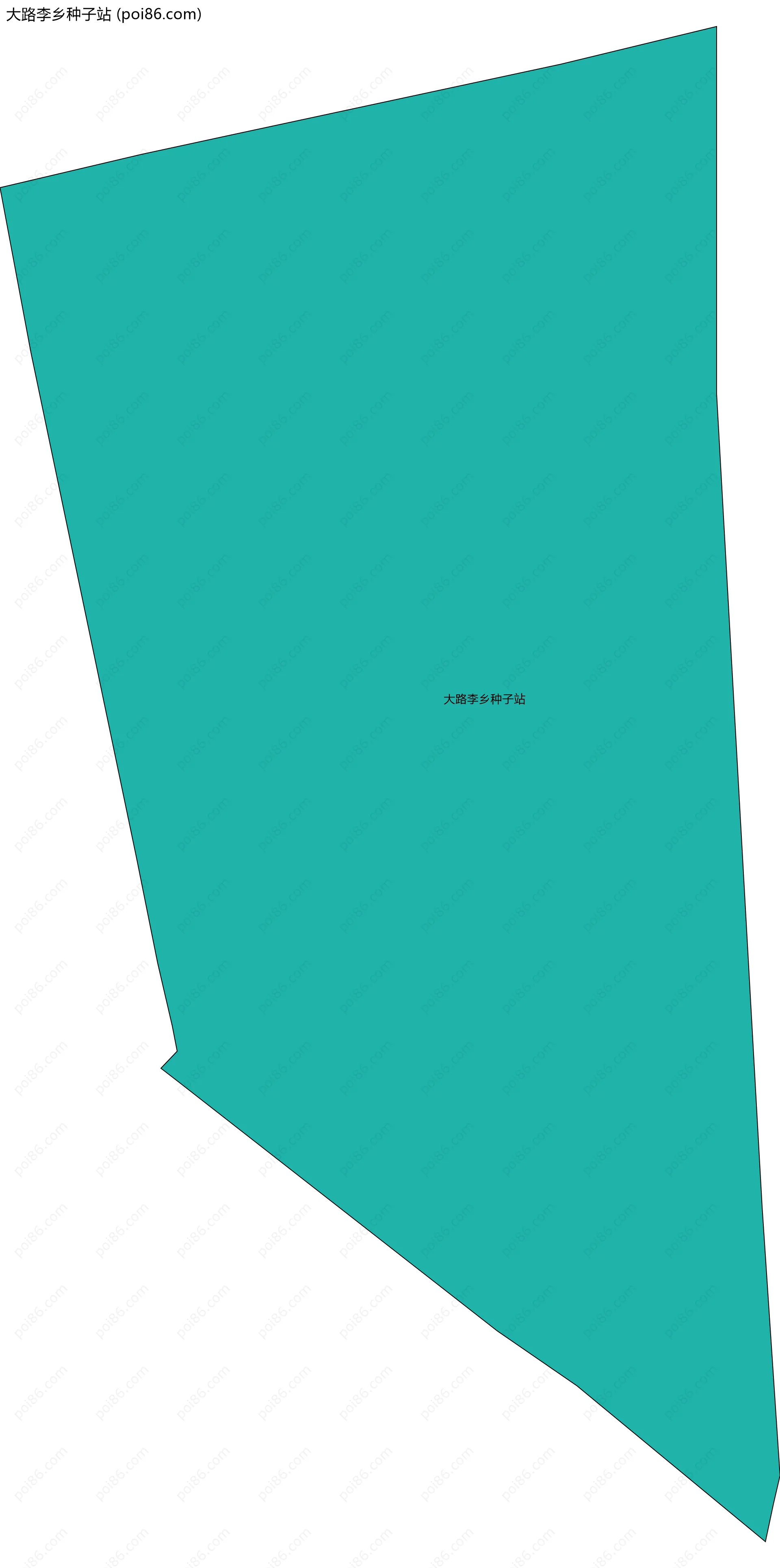 大路李乡种子站边界地图