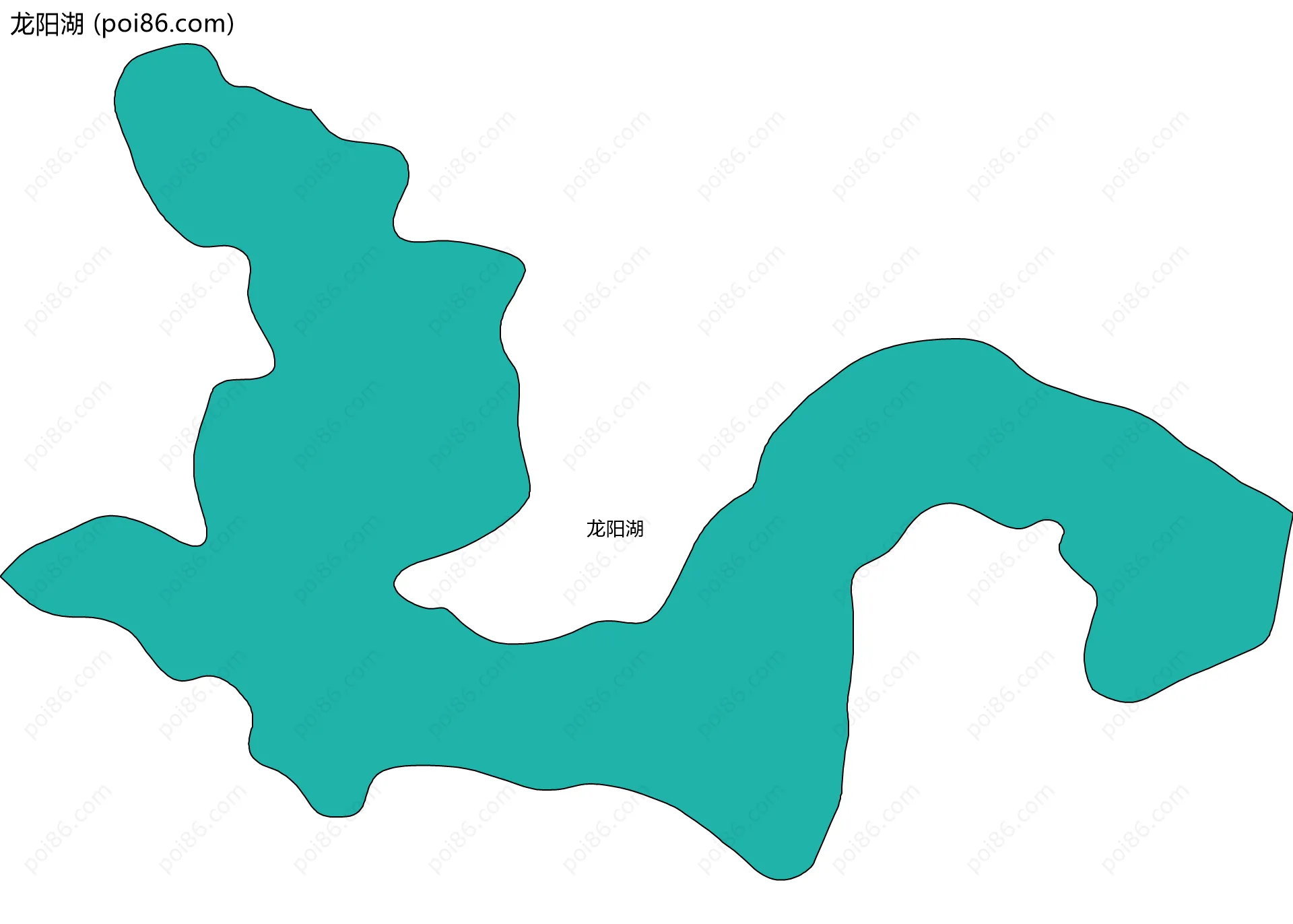 龙阳湖边界地图