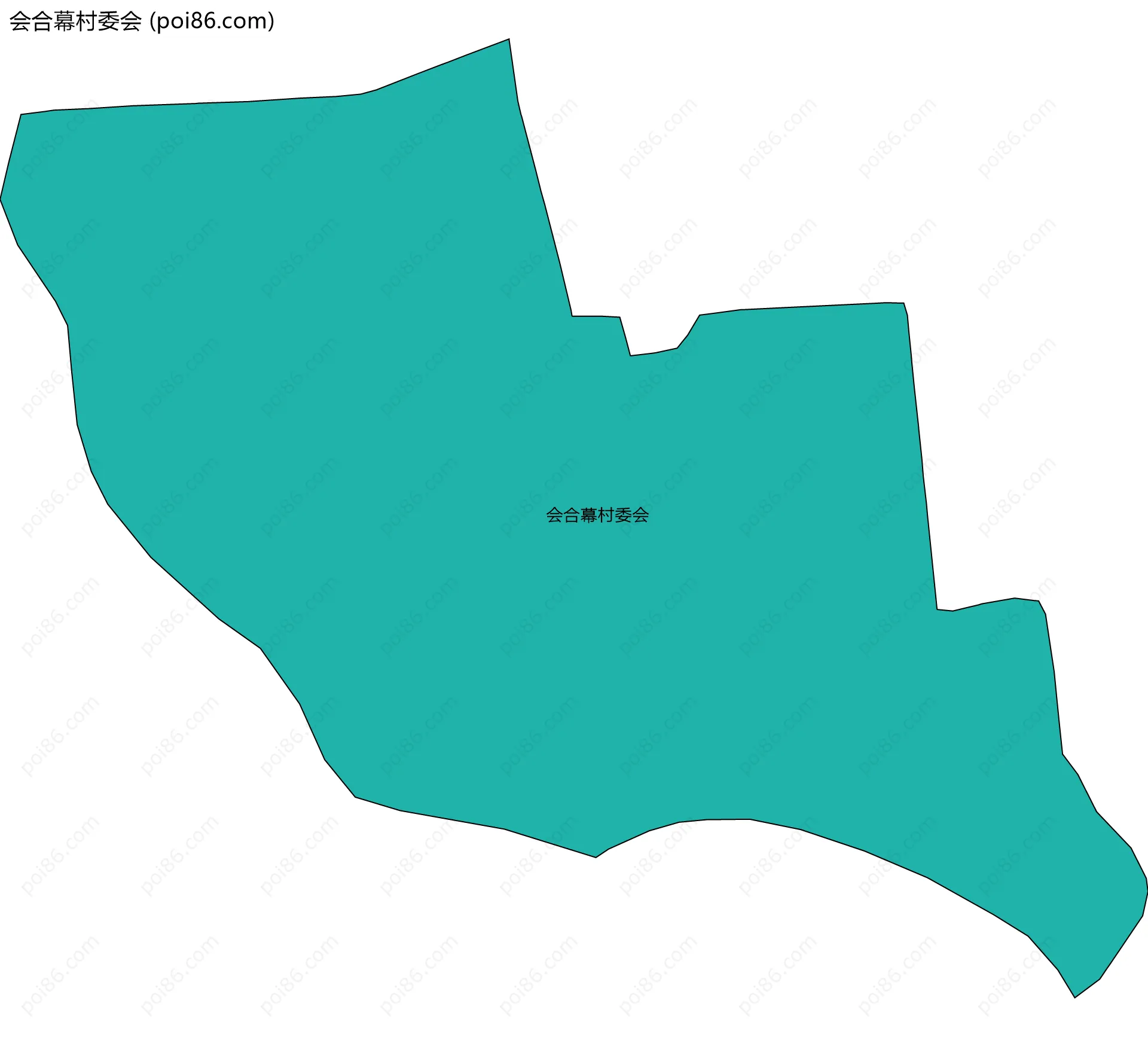 会合幕村委会边界地图