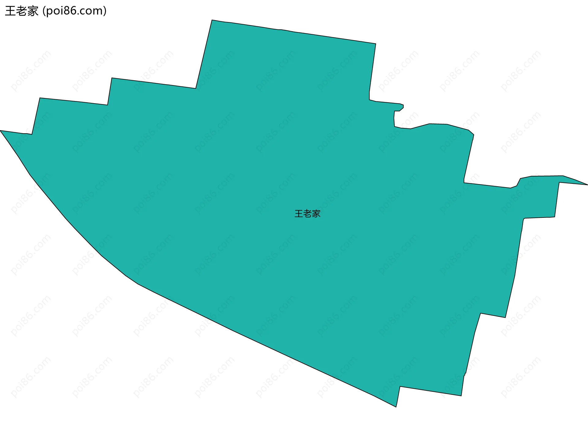 王老家边界地图