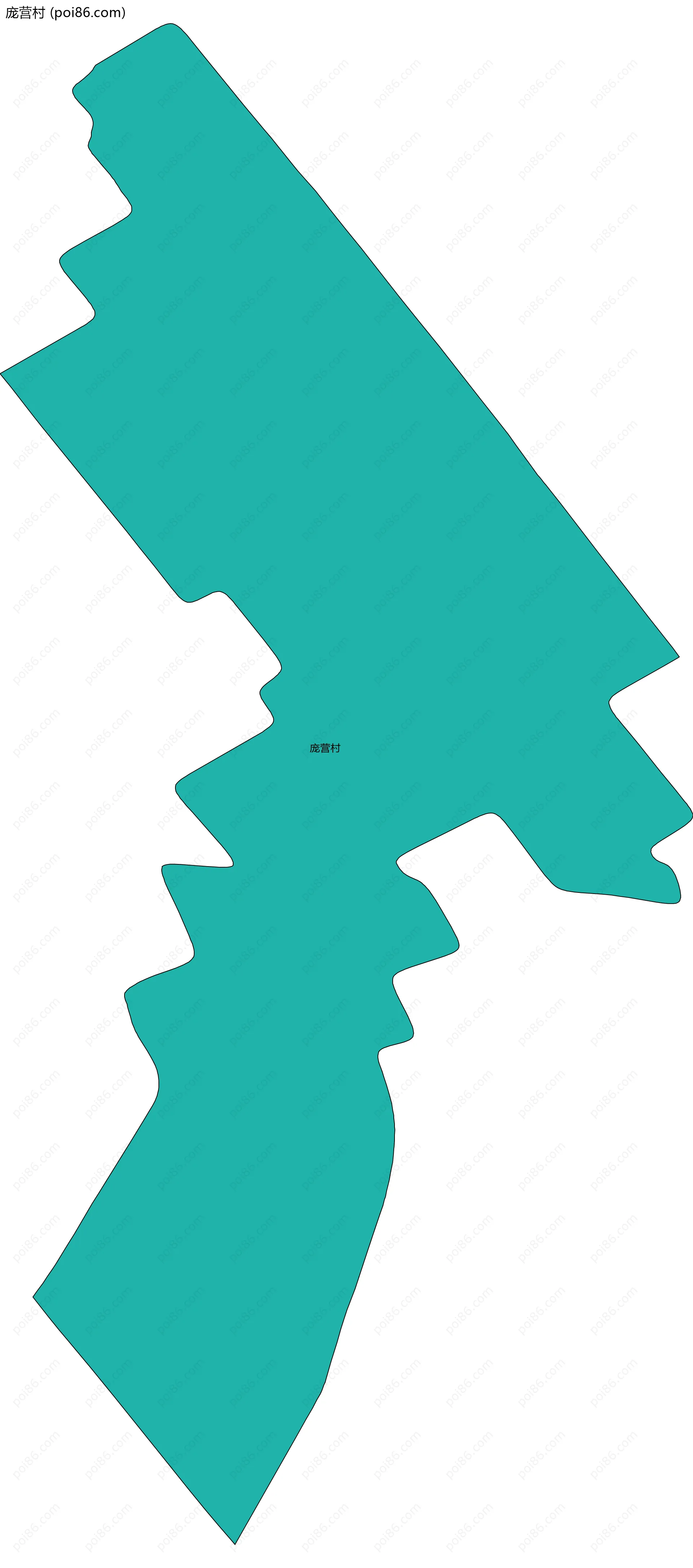 庞营村边界地图