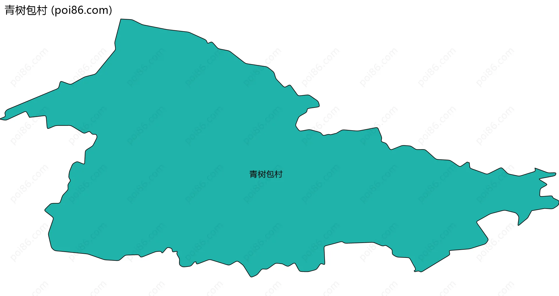 青树包村边界地图