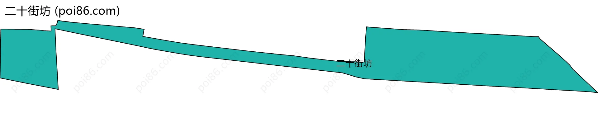 二十街坊边界地图
