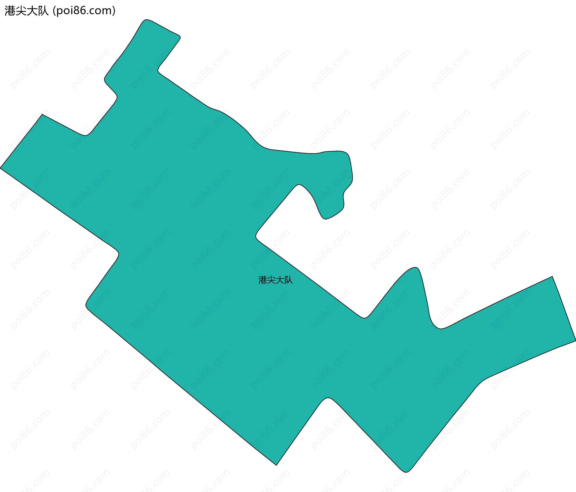 港尖大队边界地图