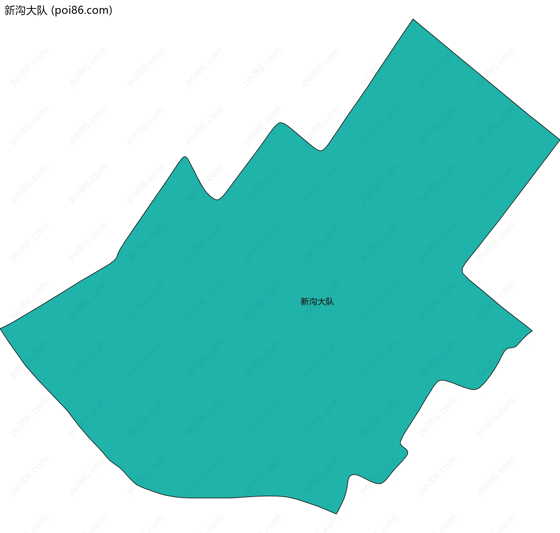 新沟大队边界地图