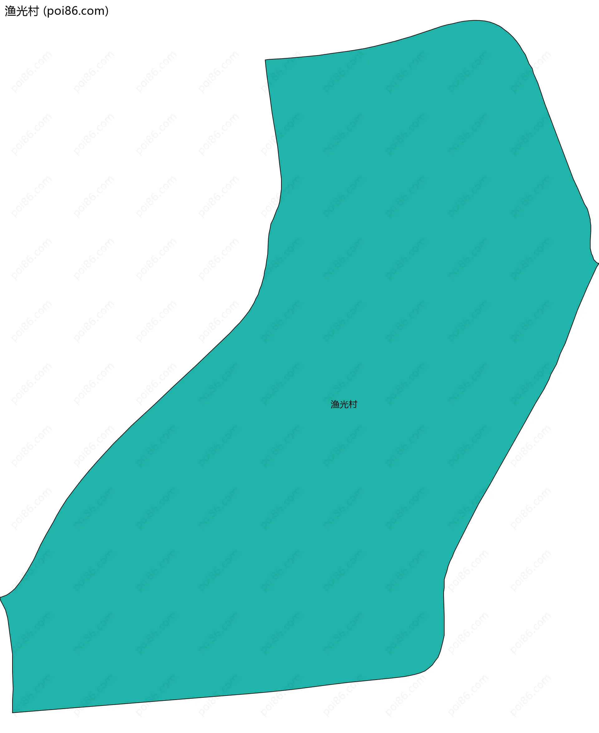 渔光村边界地图