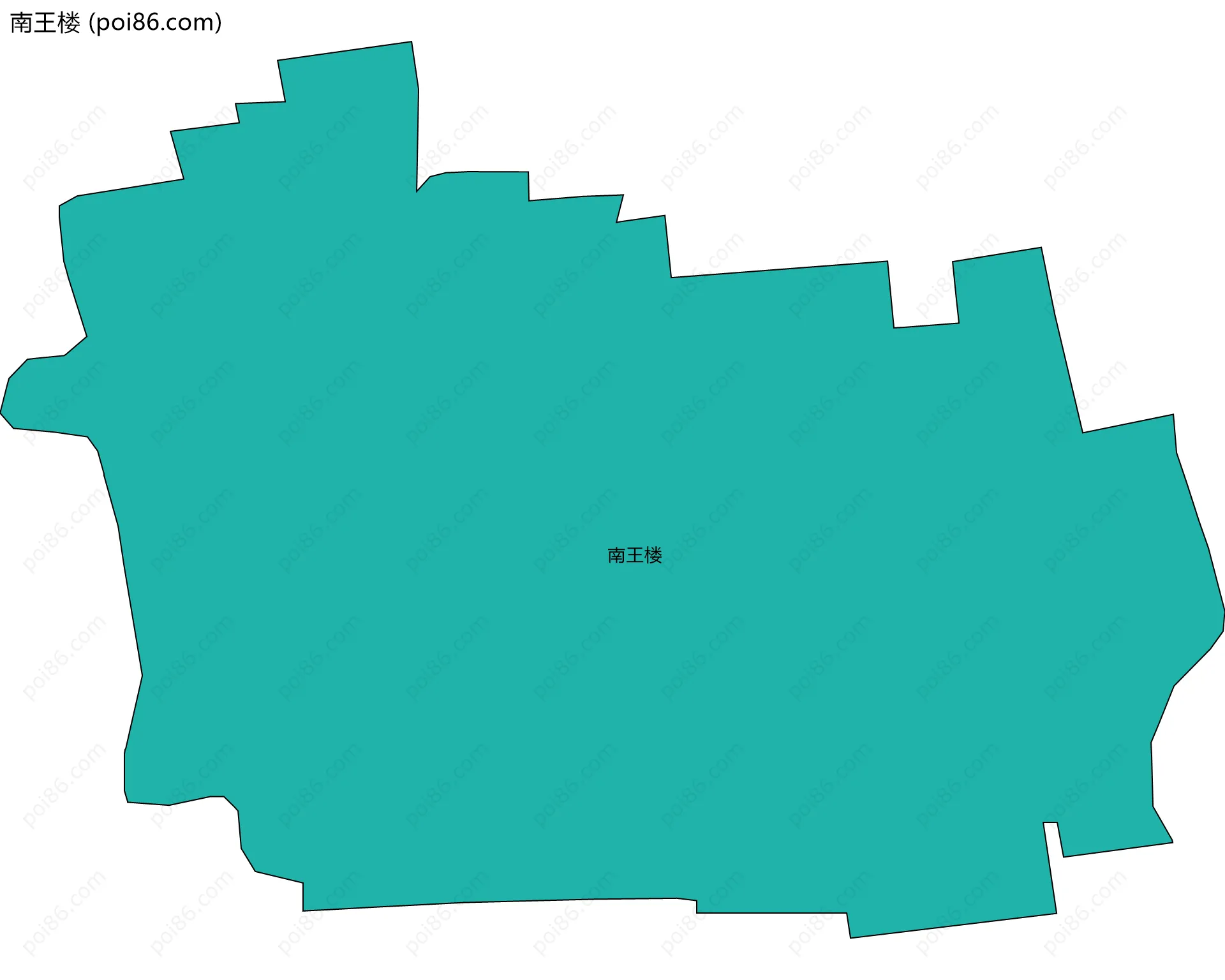 南王楼边界地图