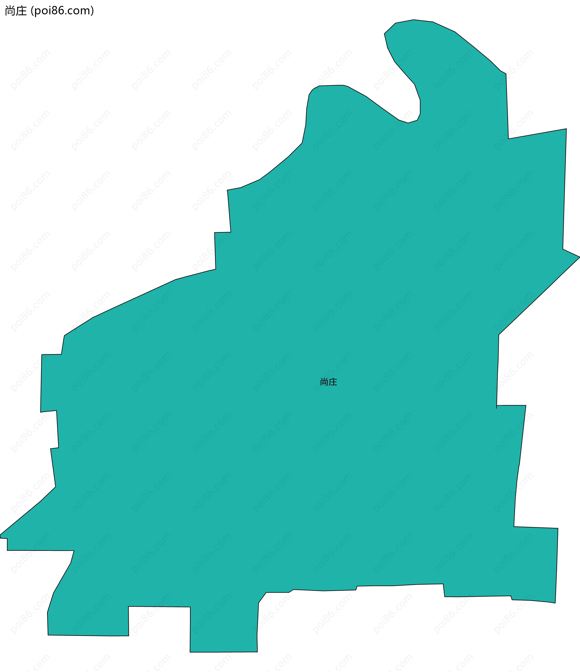 尚庄边界地图