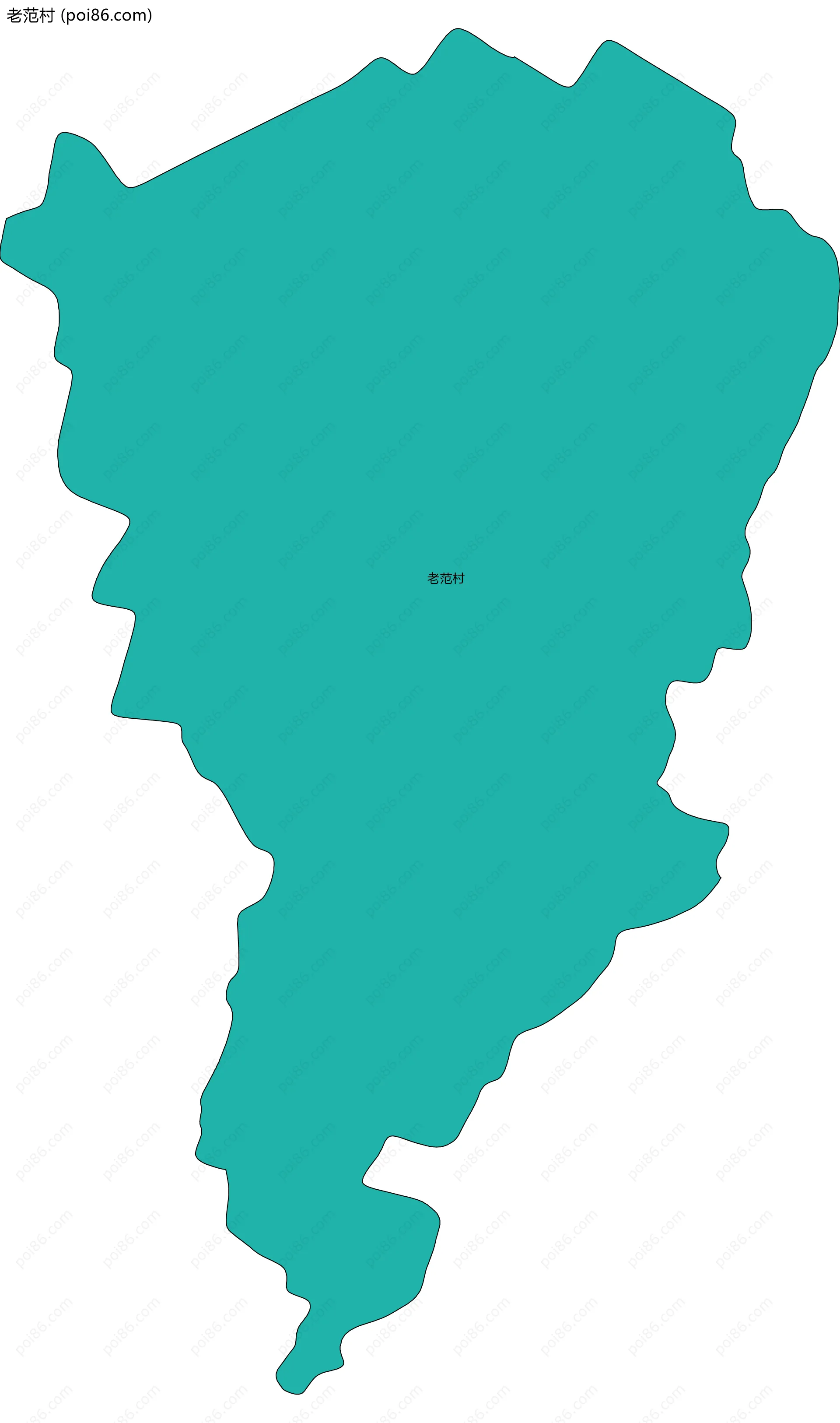 老范村边界地图