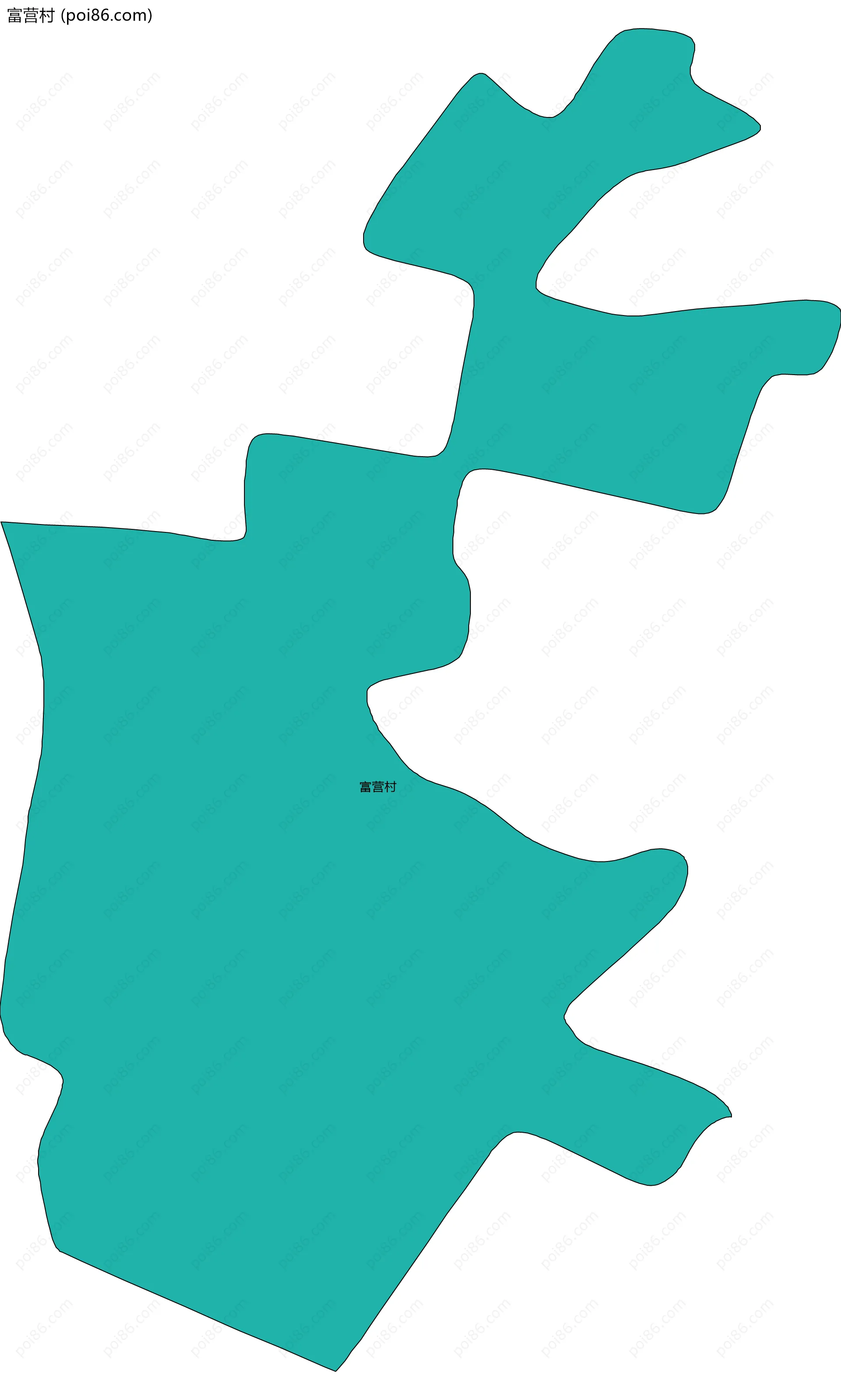 富营村边界地图