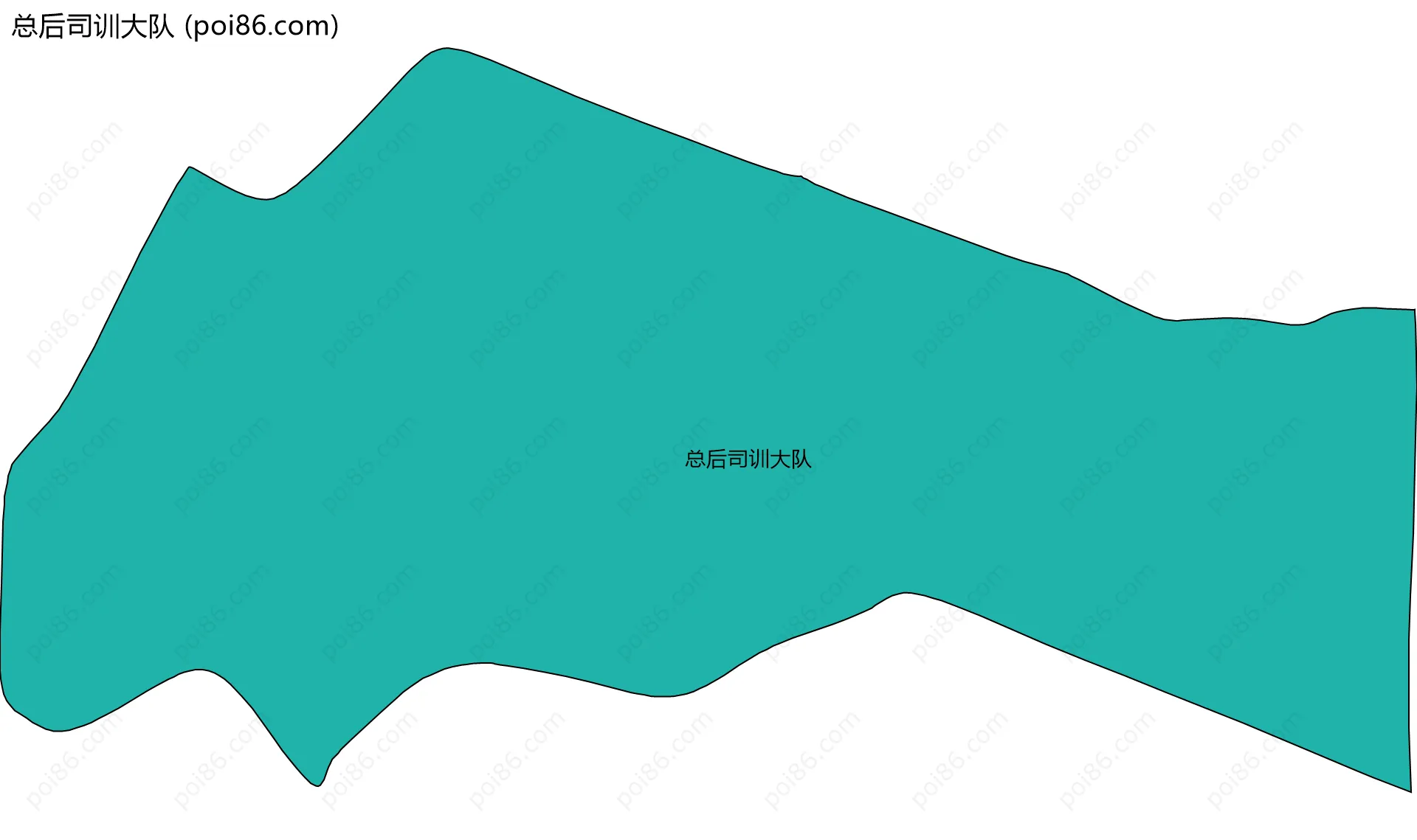 总后司训大队边界地图