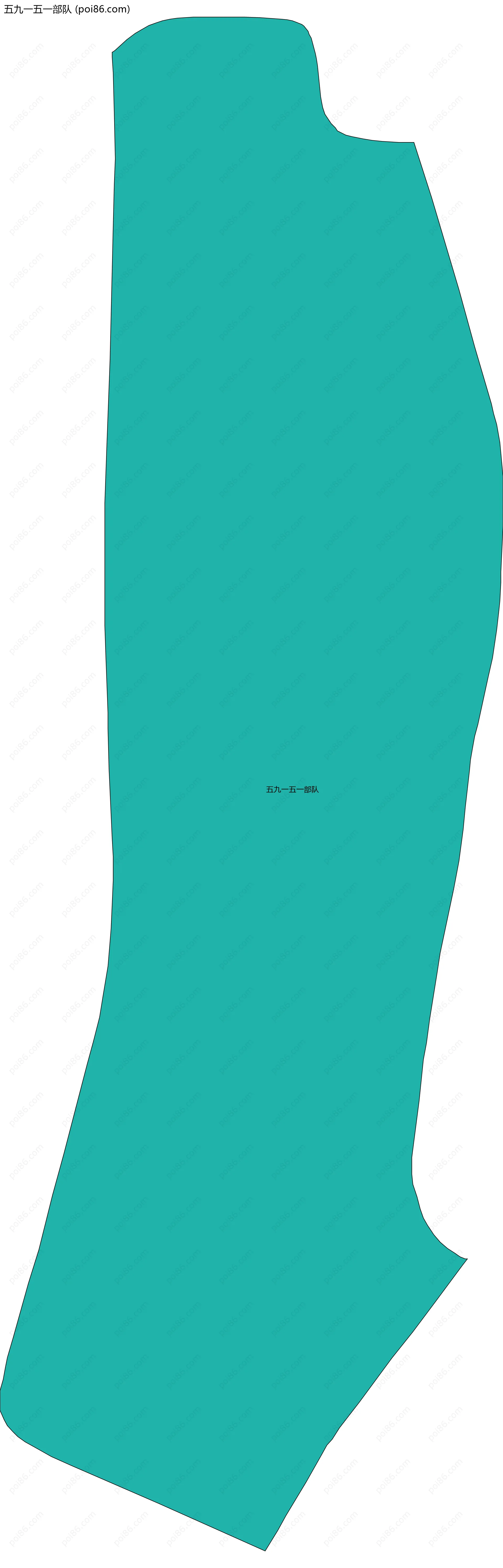 五九一五一部队边界地图