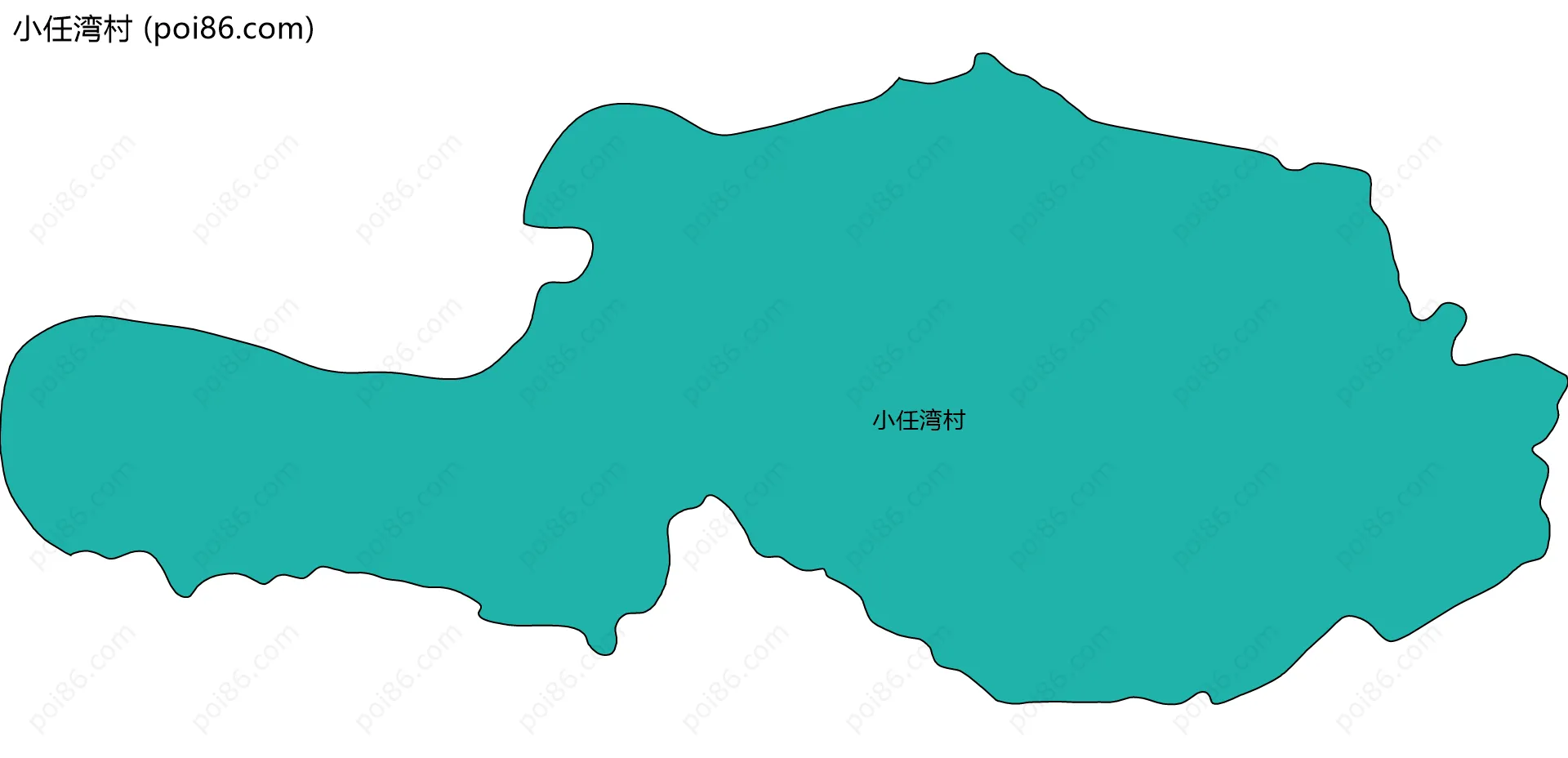 小任湾村边界地图