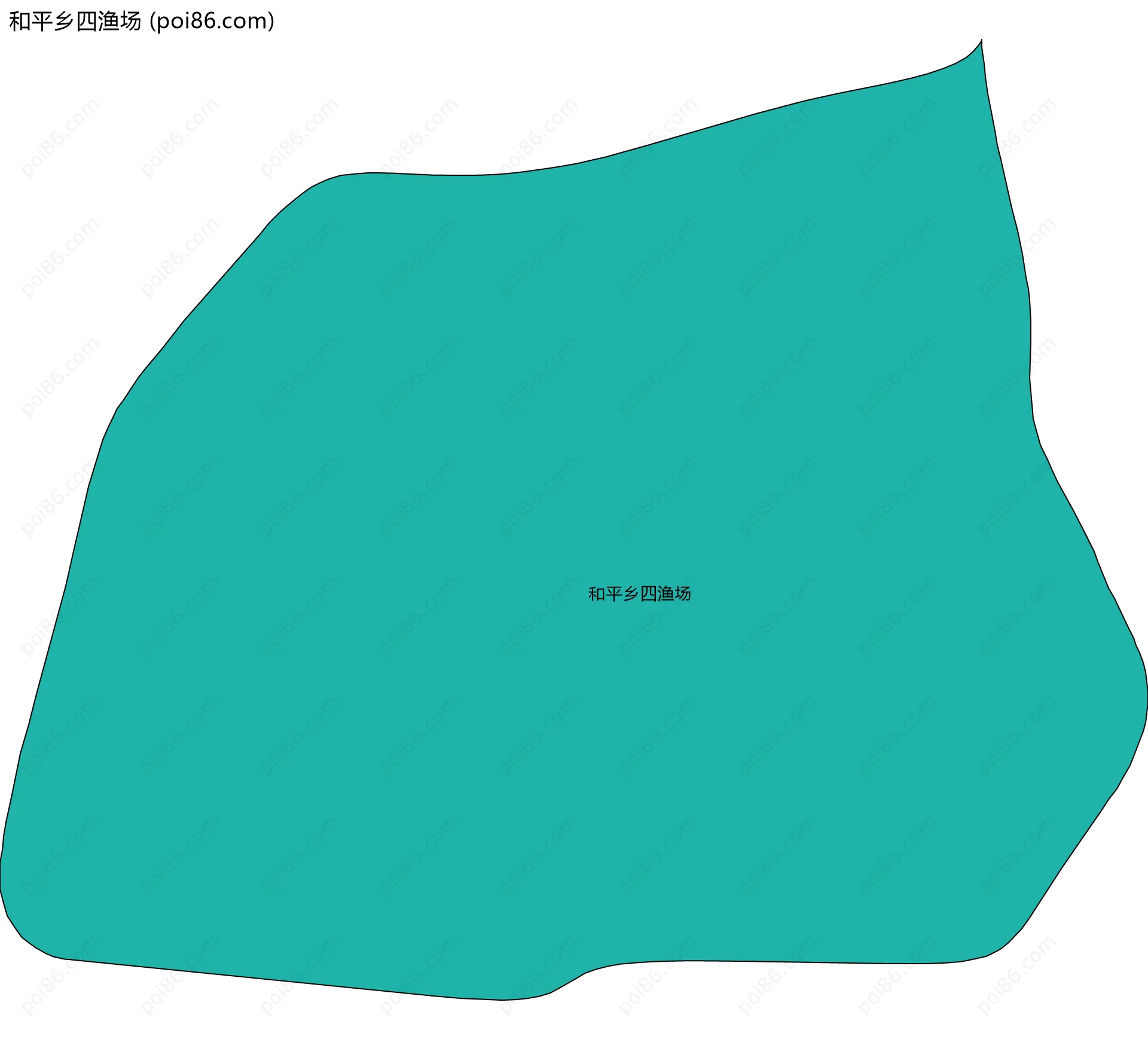 和平乡四渔场边界地图