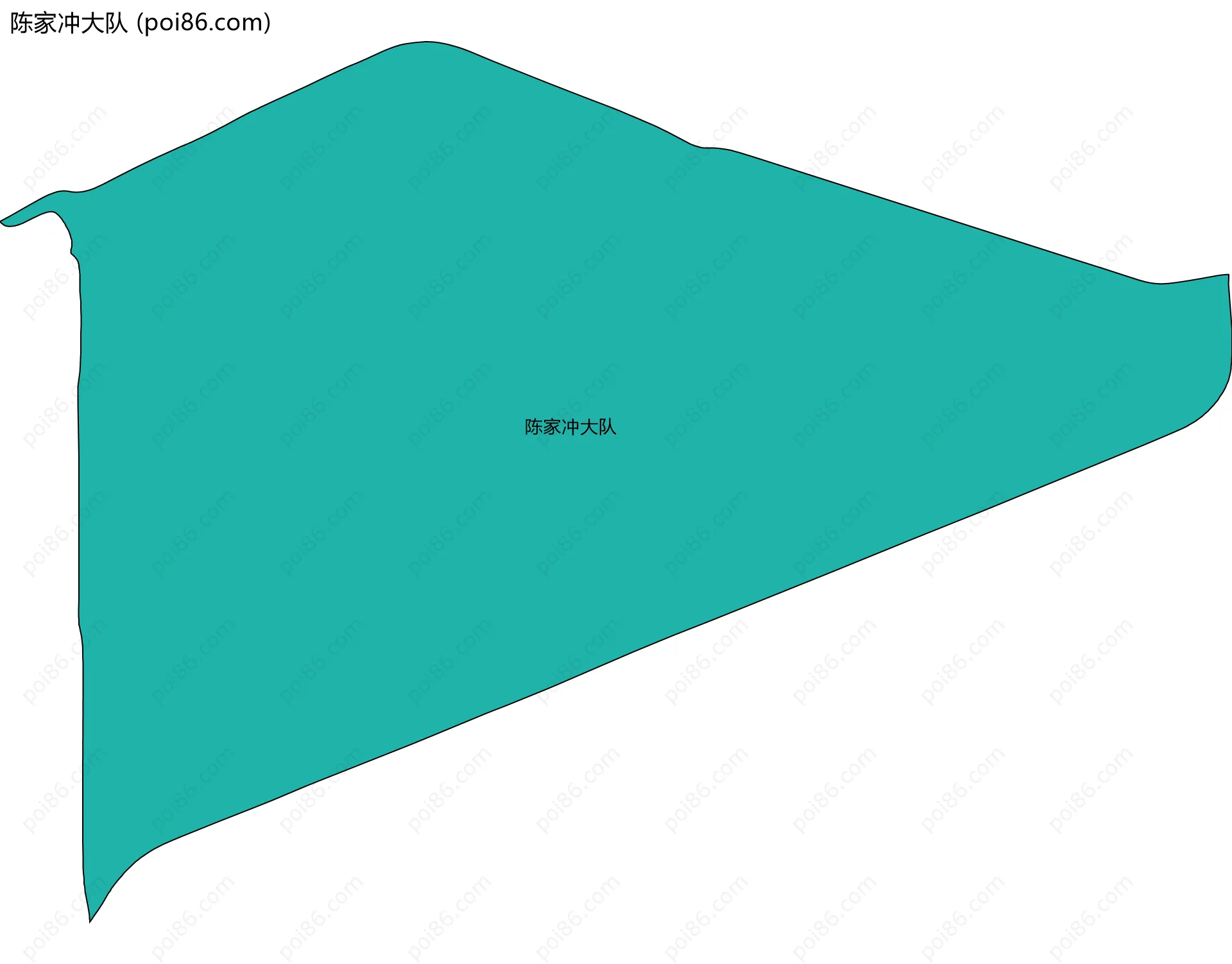 陈家冲大队边界地图