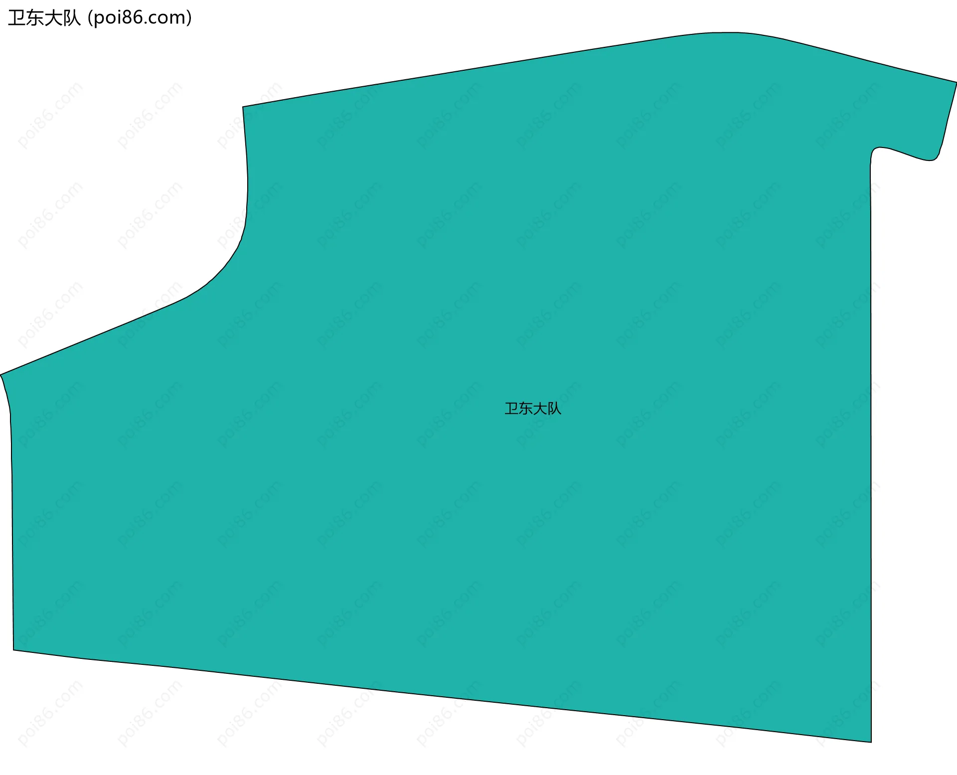 卫东大队边界地图