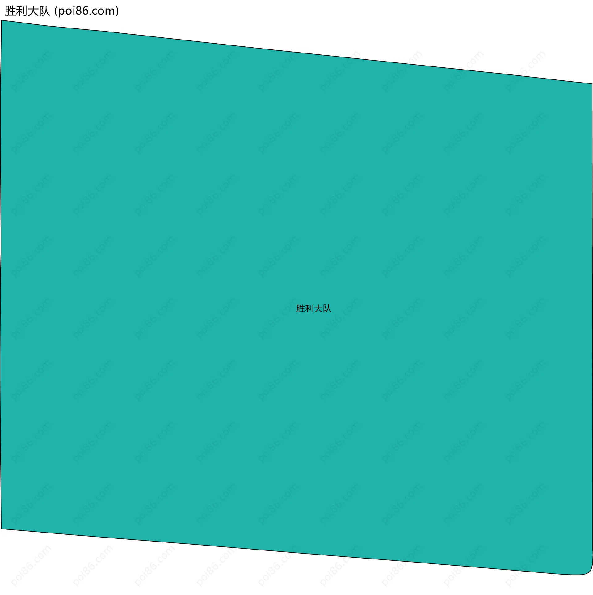 胜利大队边界地图