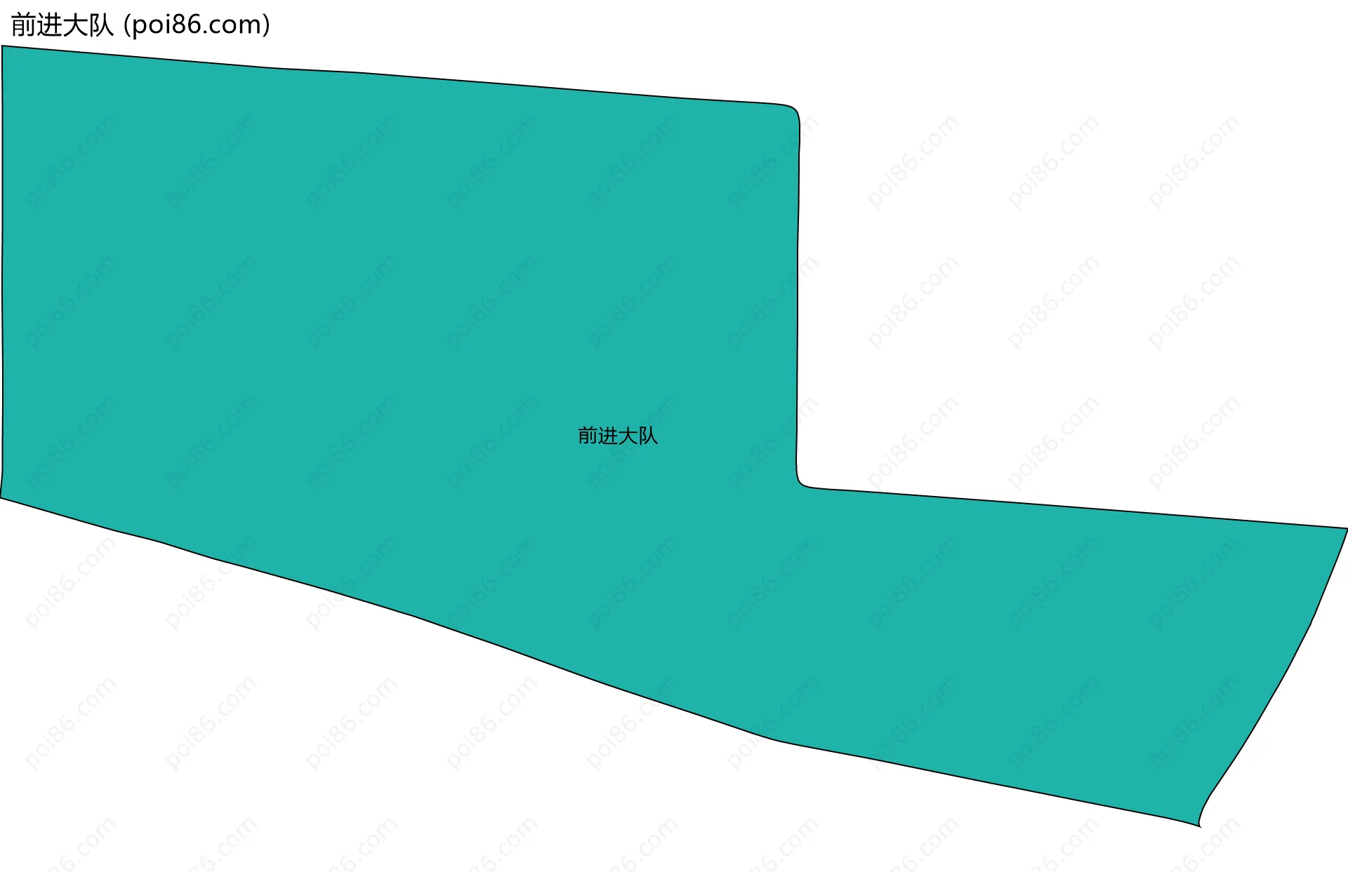 前进大队边界地图