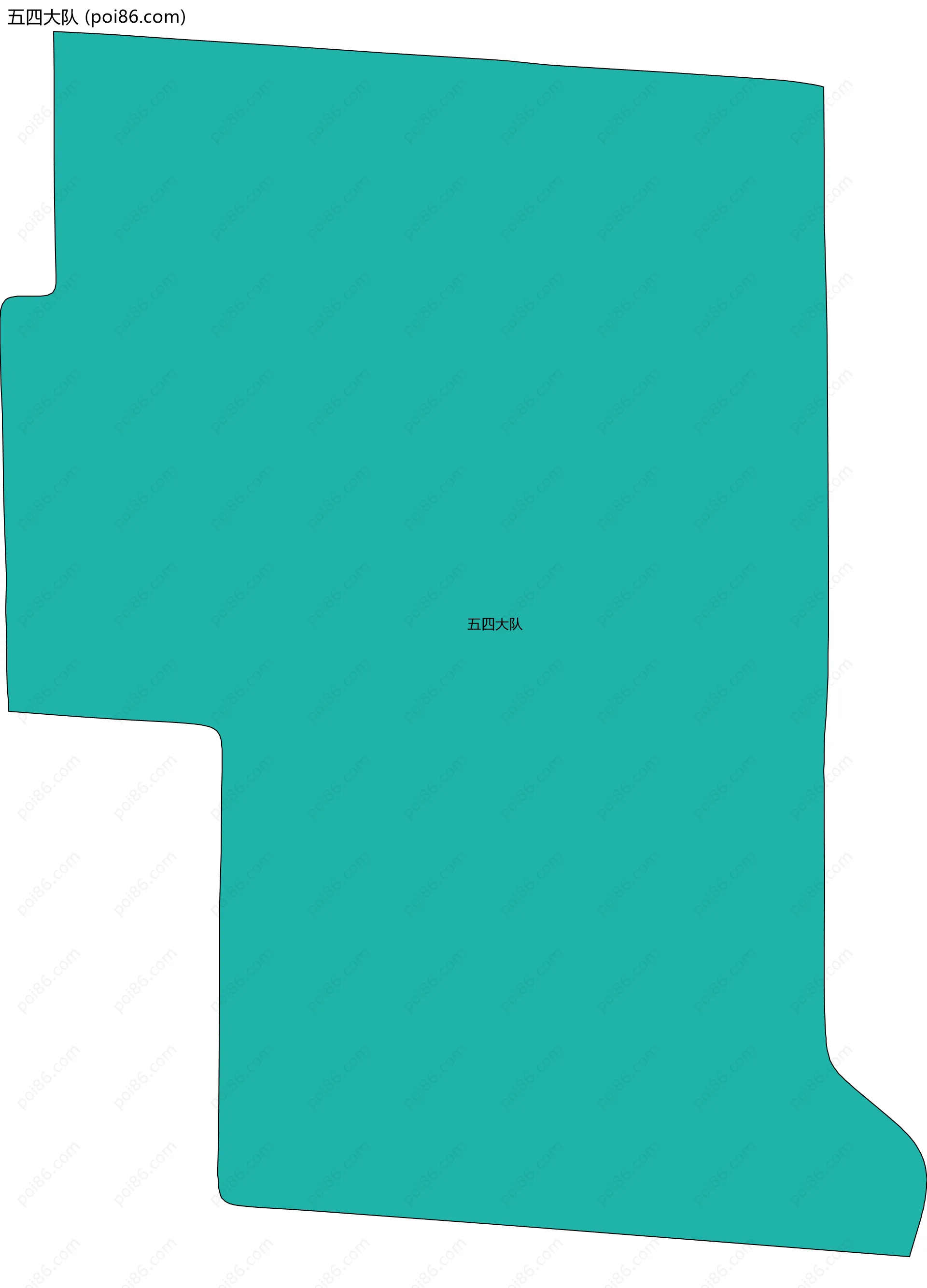 五四大队边界地图