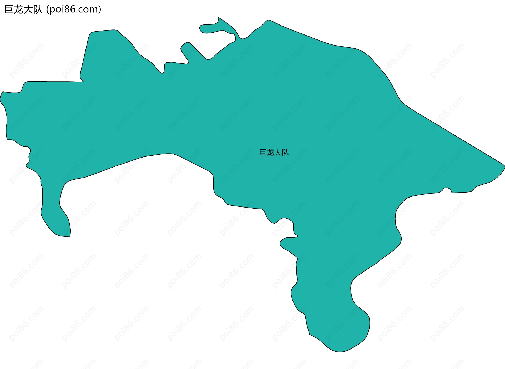 巨龙大队边界地图