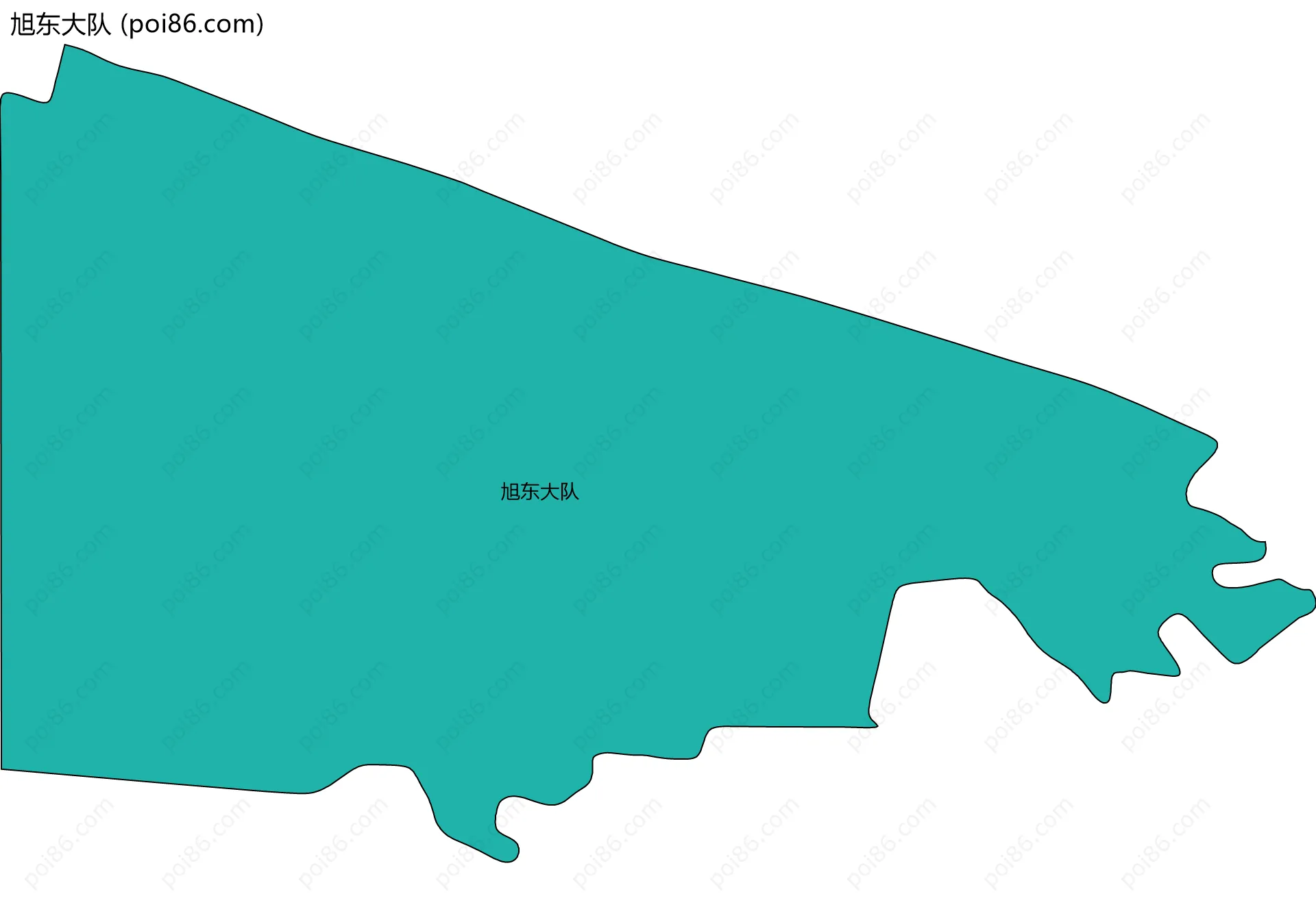 旭东大队边界地图