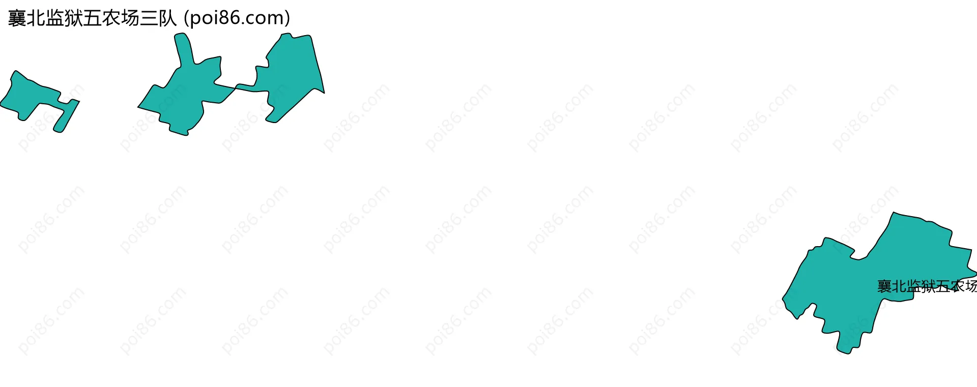 襄北监狱五农场三队边界地图