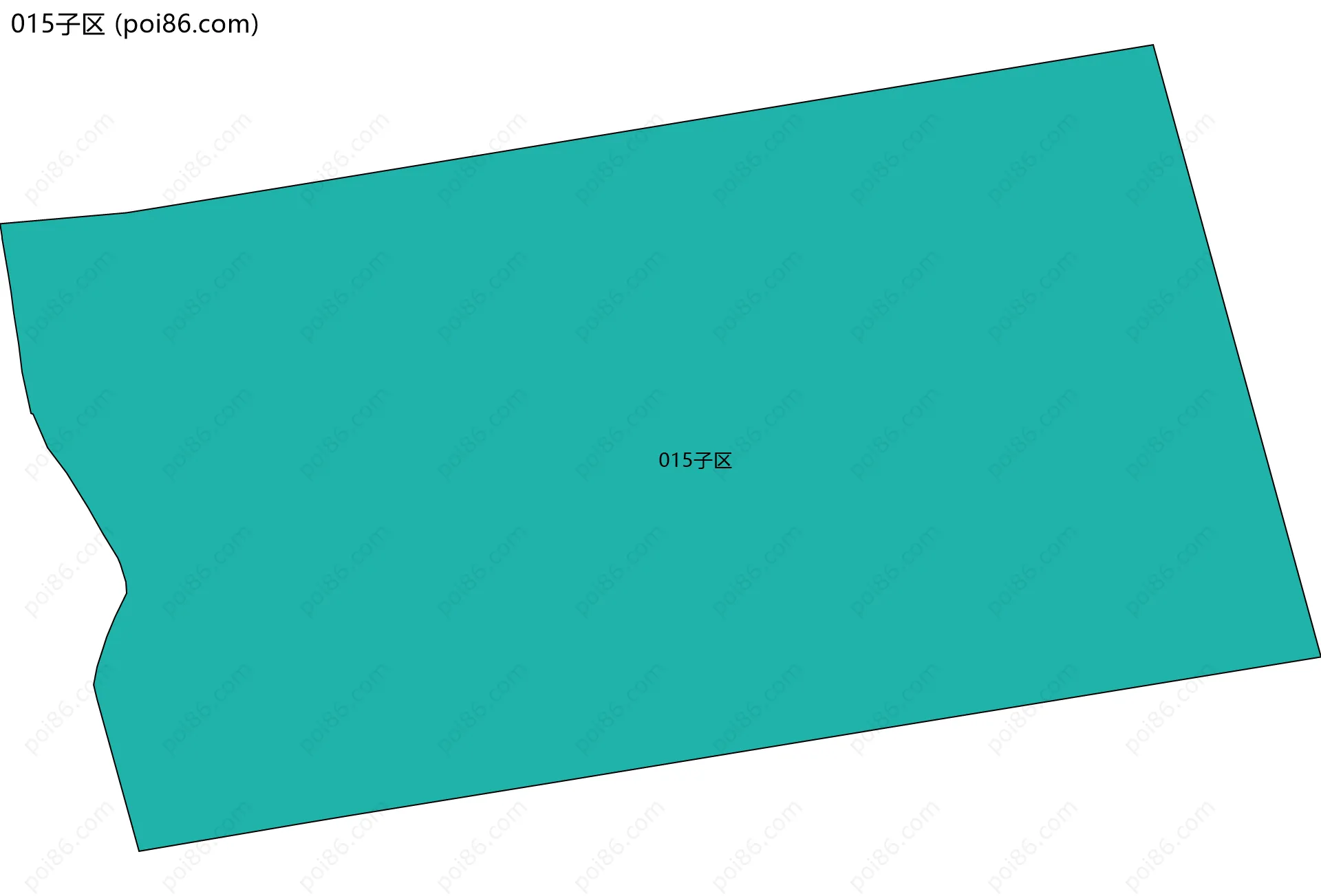 015子区边界地图