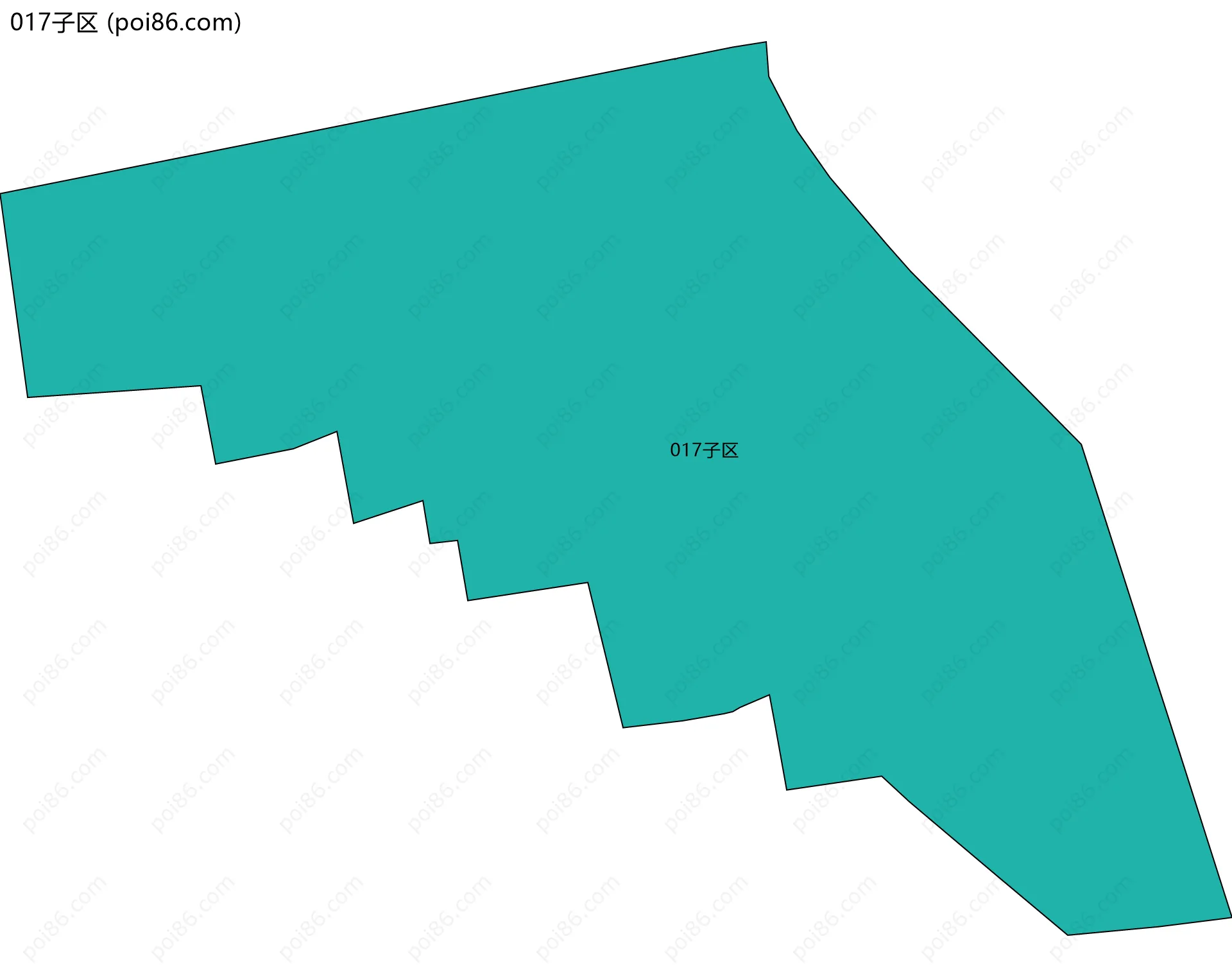 017子区边界地图