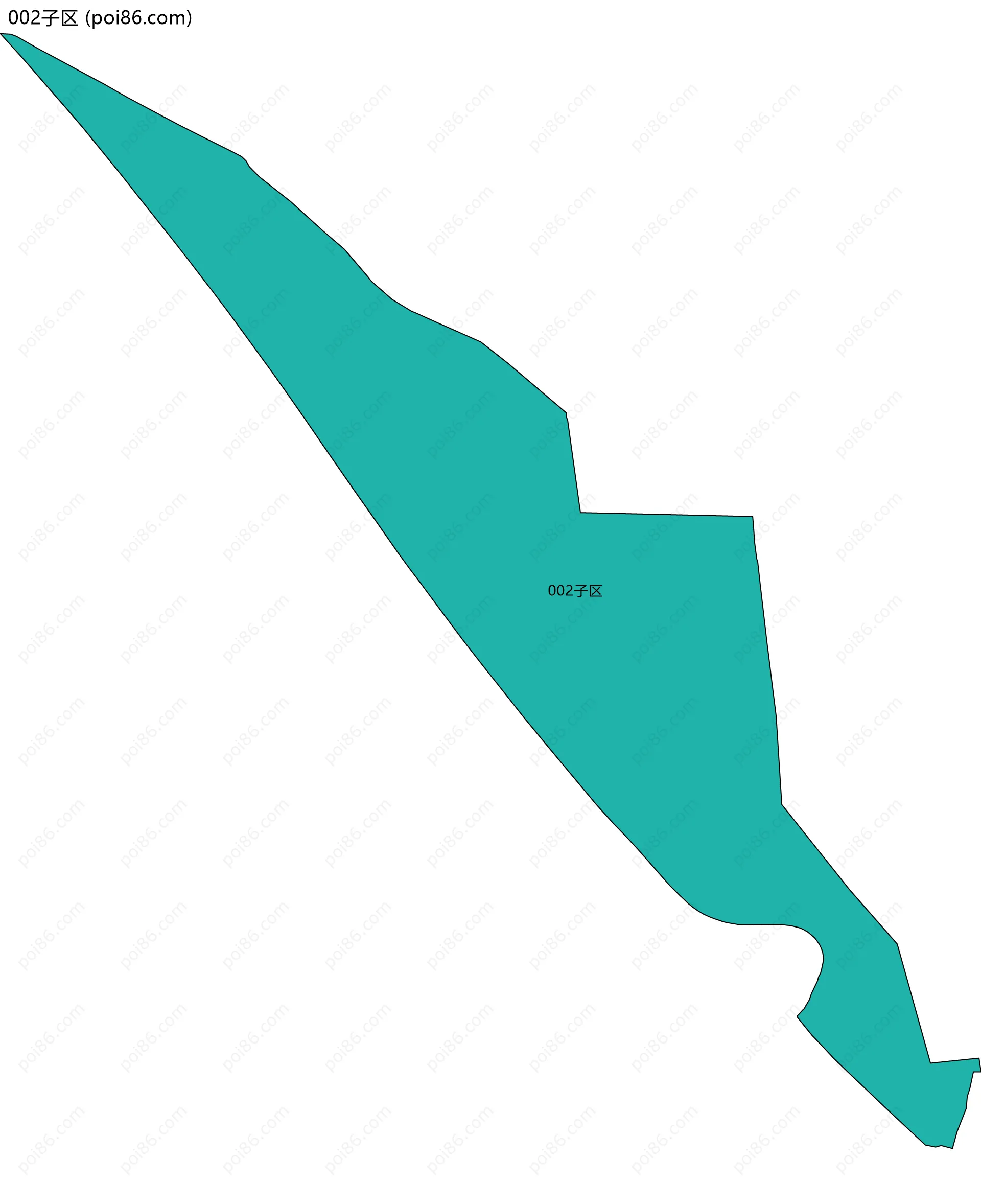 002子区边界地图