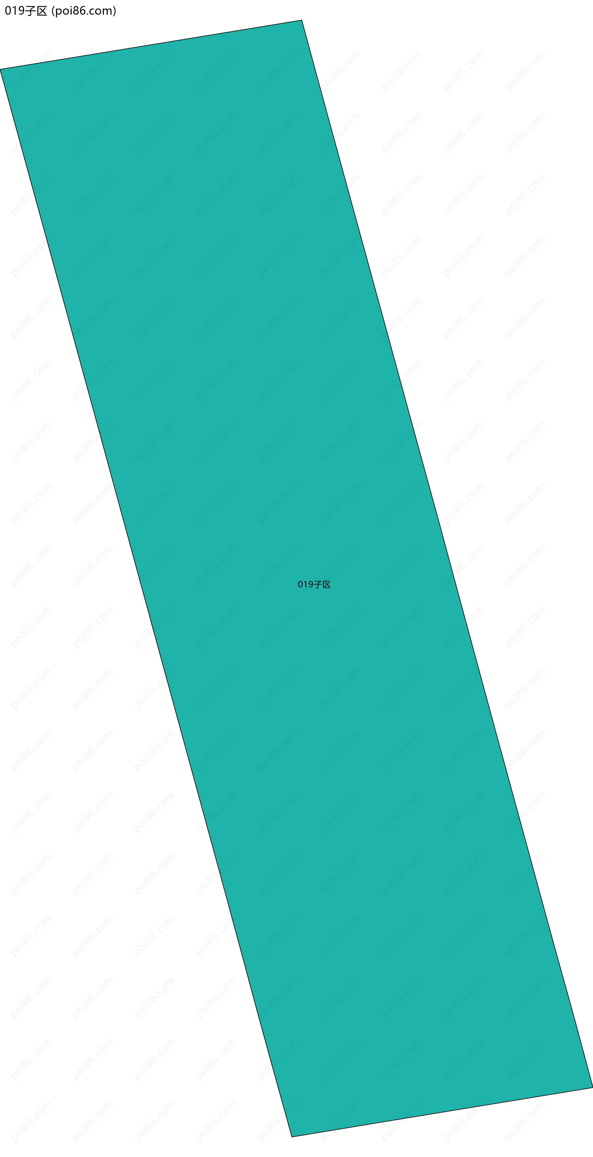 019子区边界地图