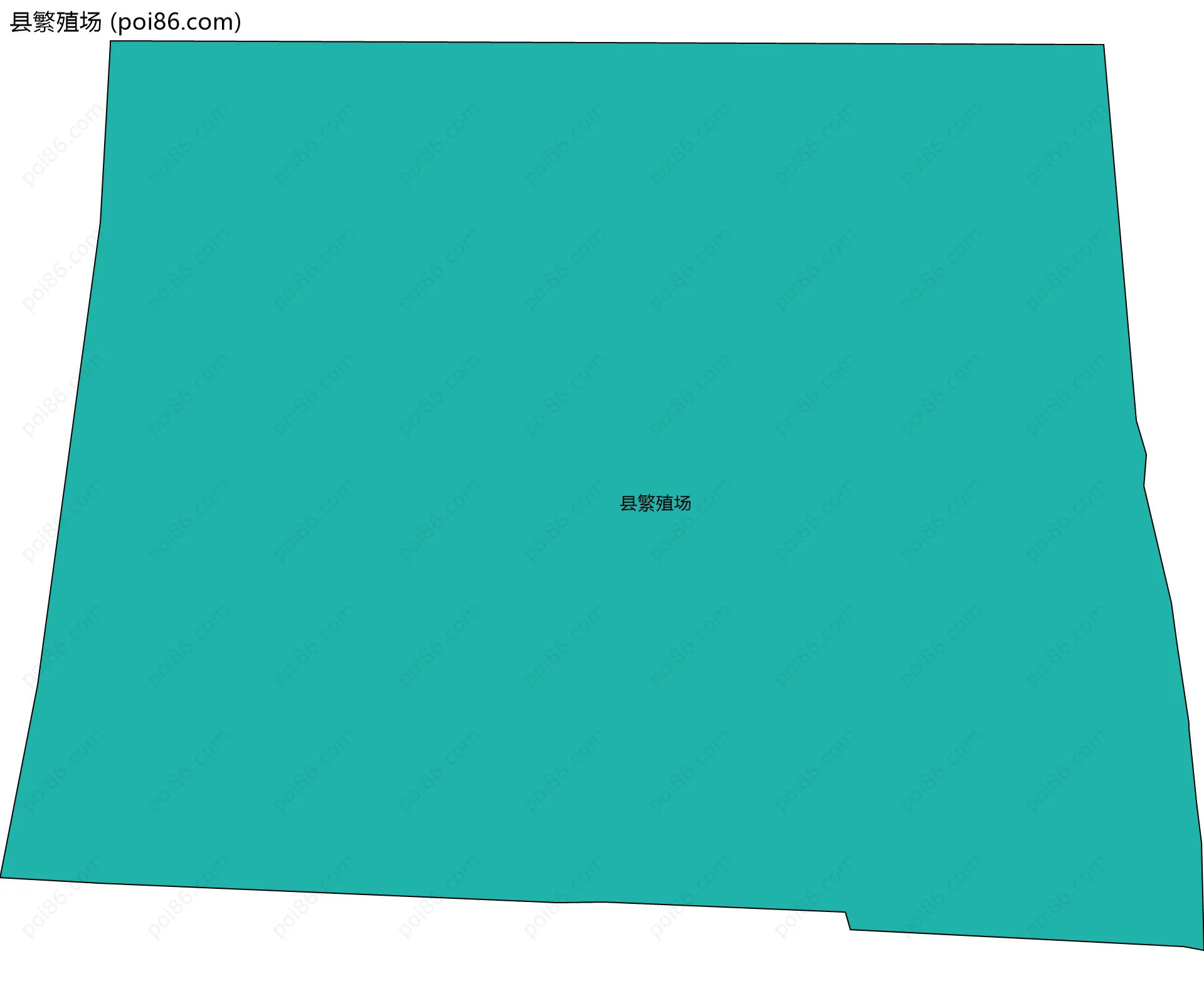 县繁殖场边界地图