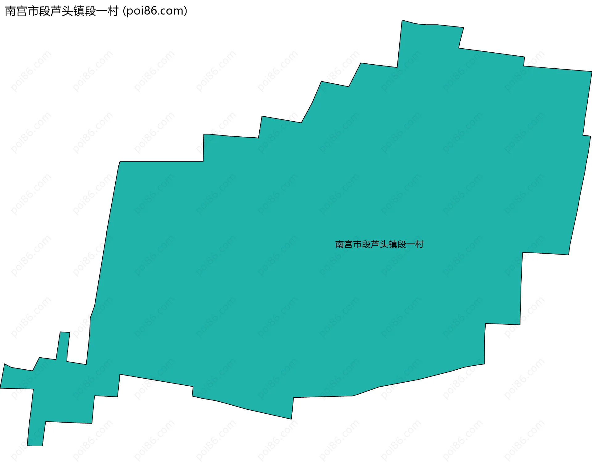 南宫市段芦头镇段一村边界地图