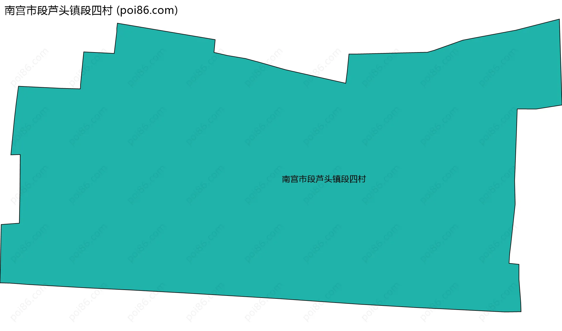 南宫市段芦头镇段四村边界地图