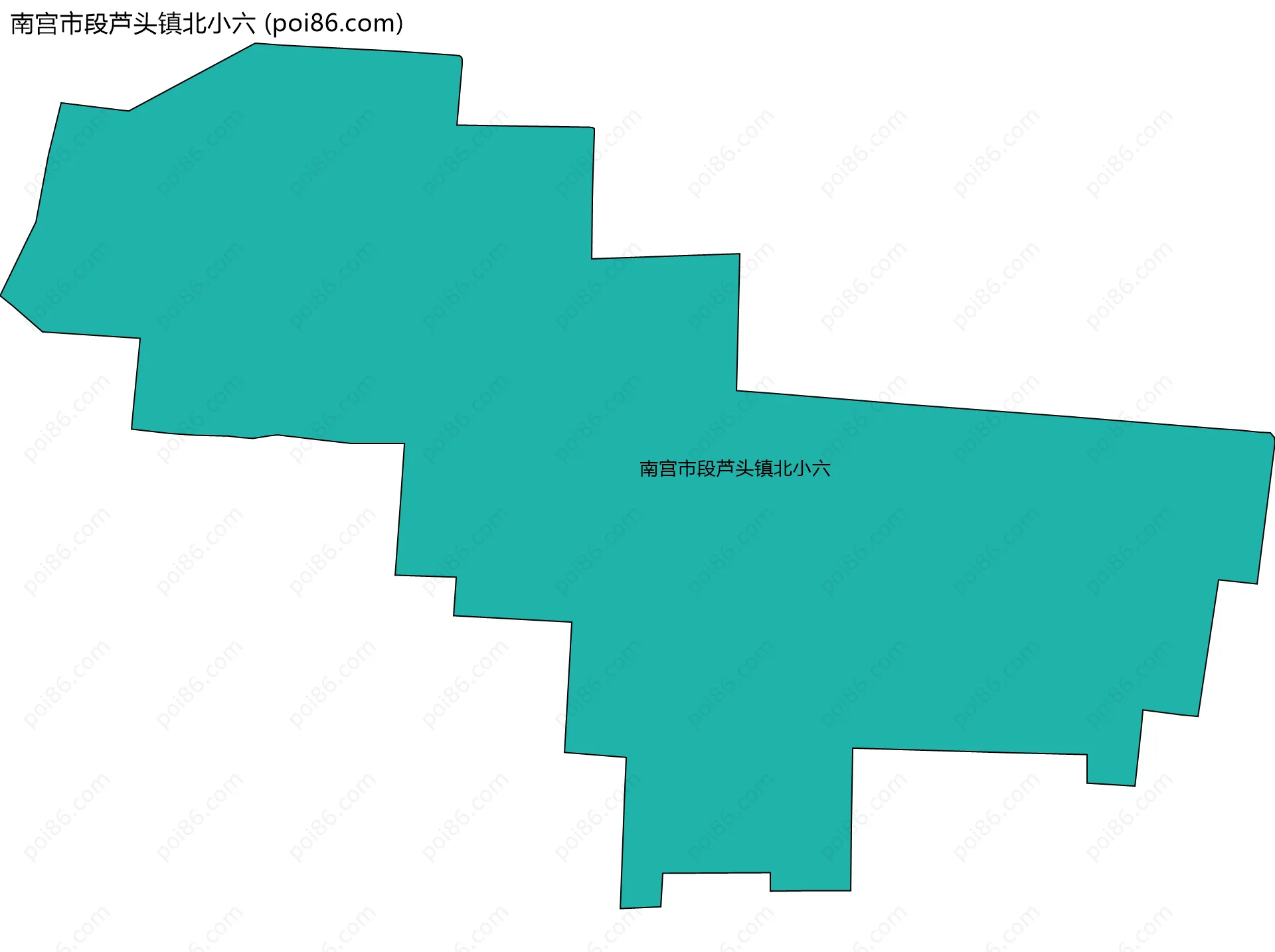 南宫市段芦头镇北小六边界地图