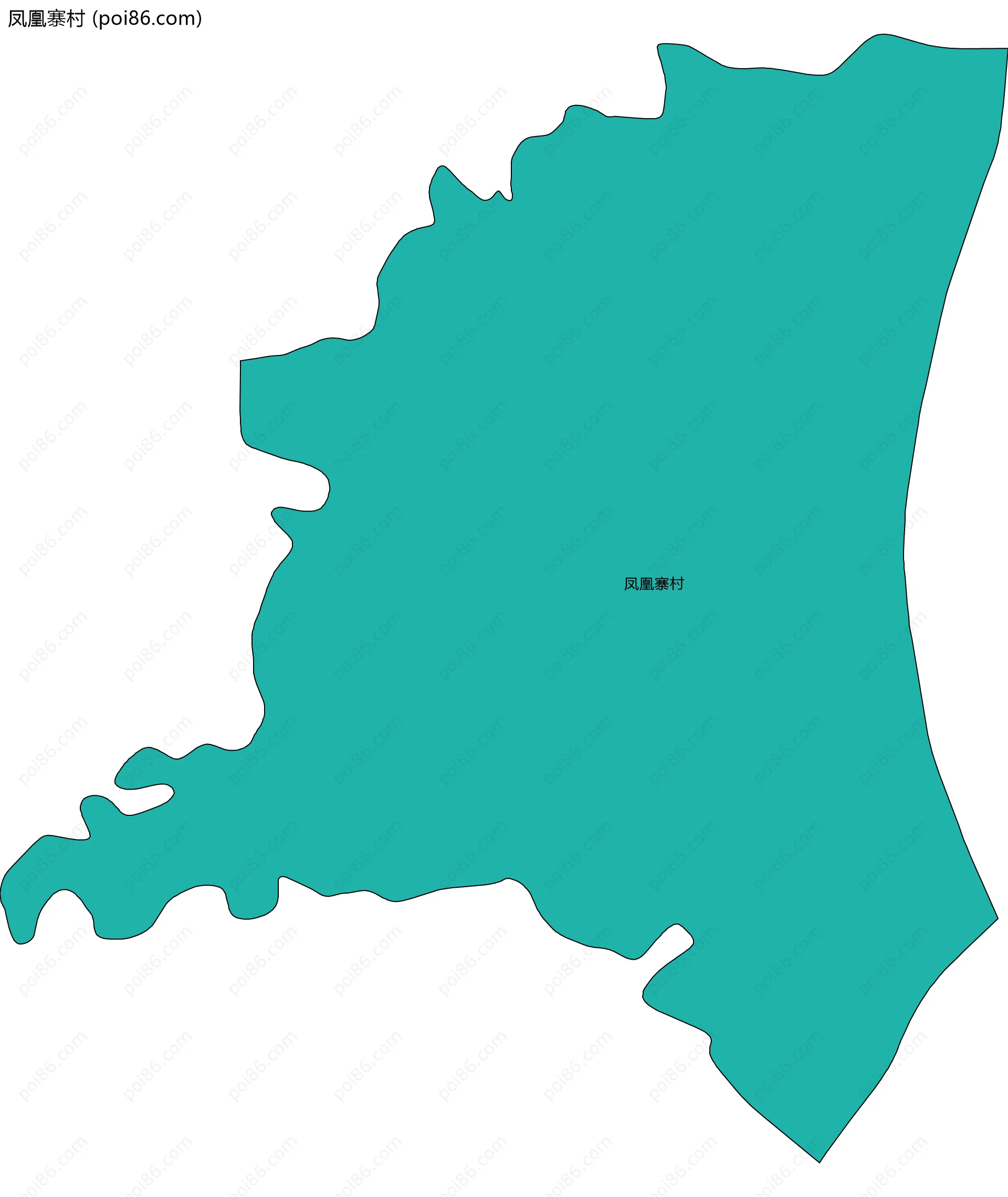 凤凰寨村边界地图