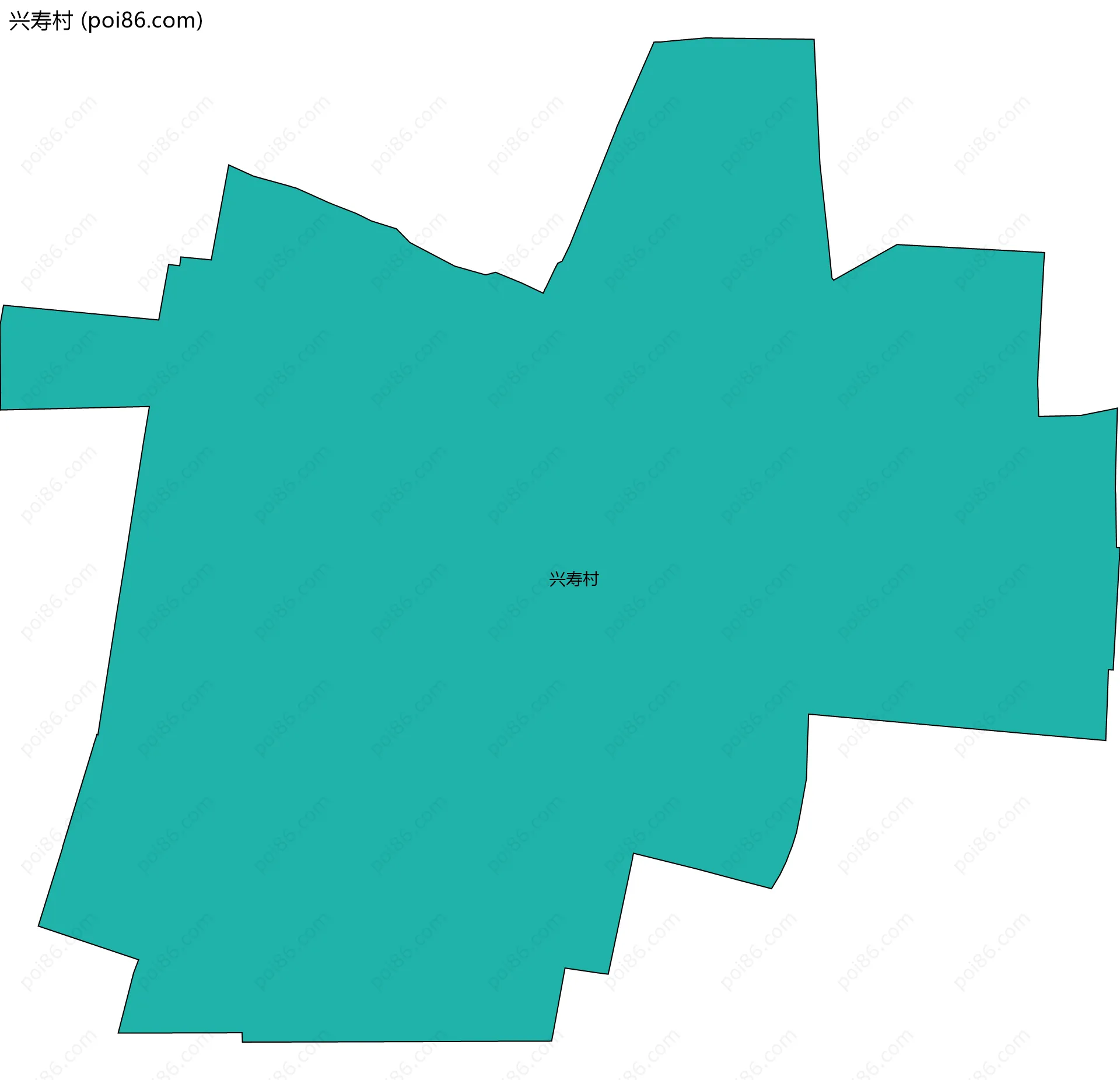 兴寿村边界地图
