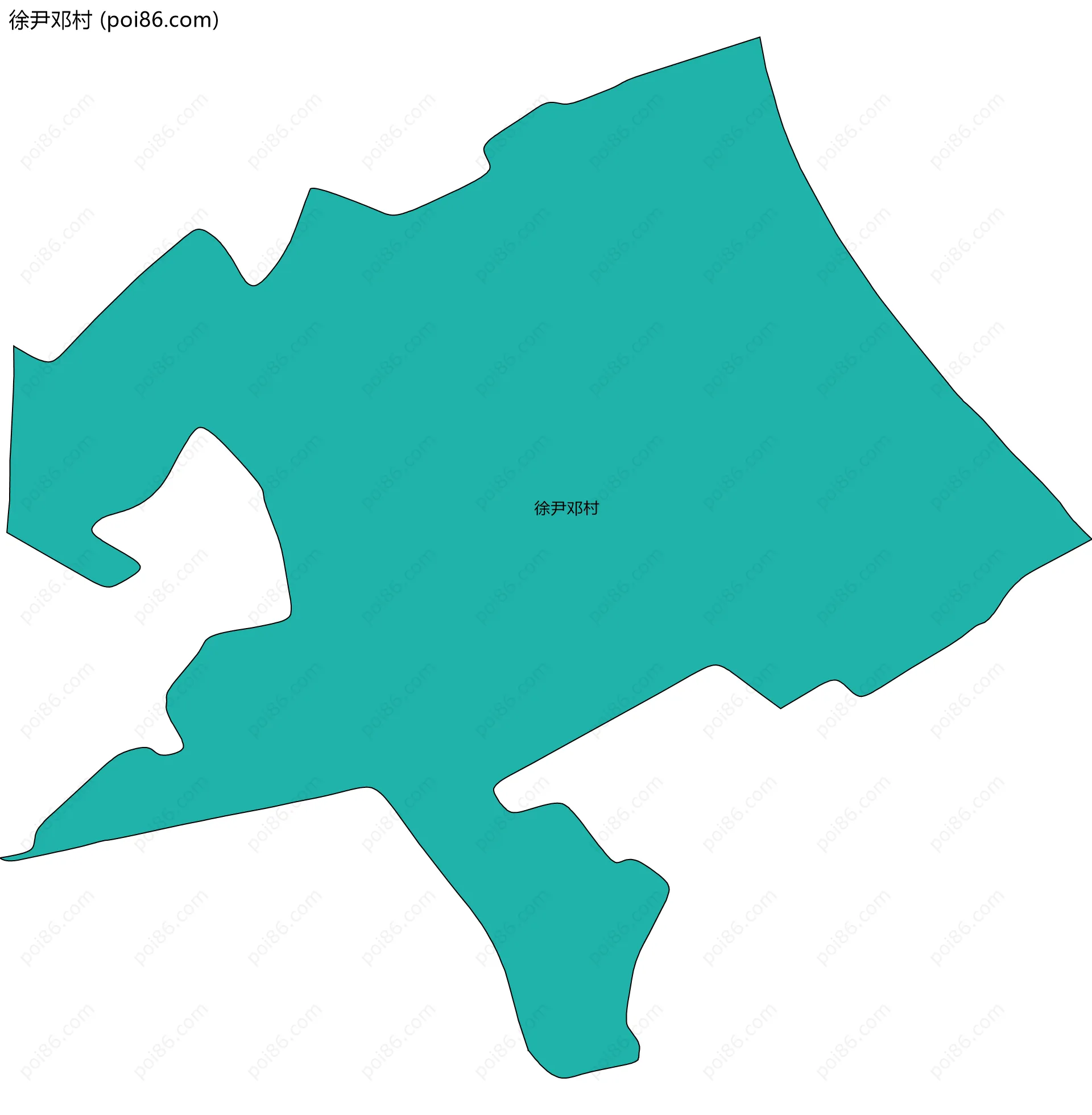 徐尹邓村边界地图