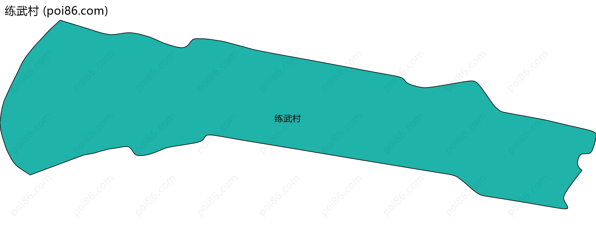 练武村边界地图