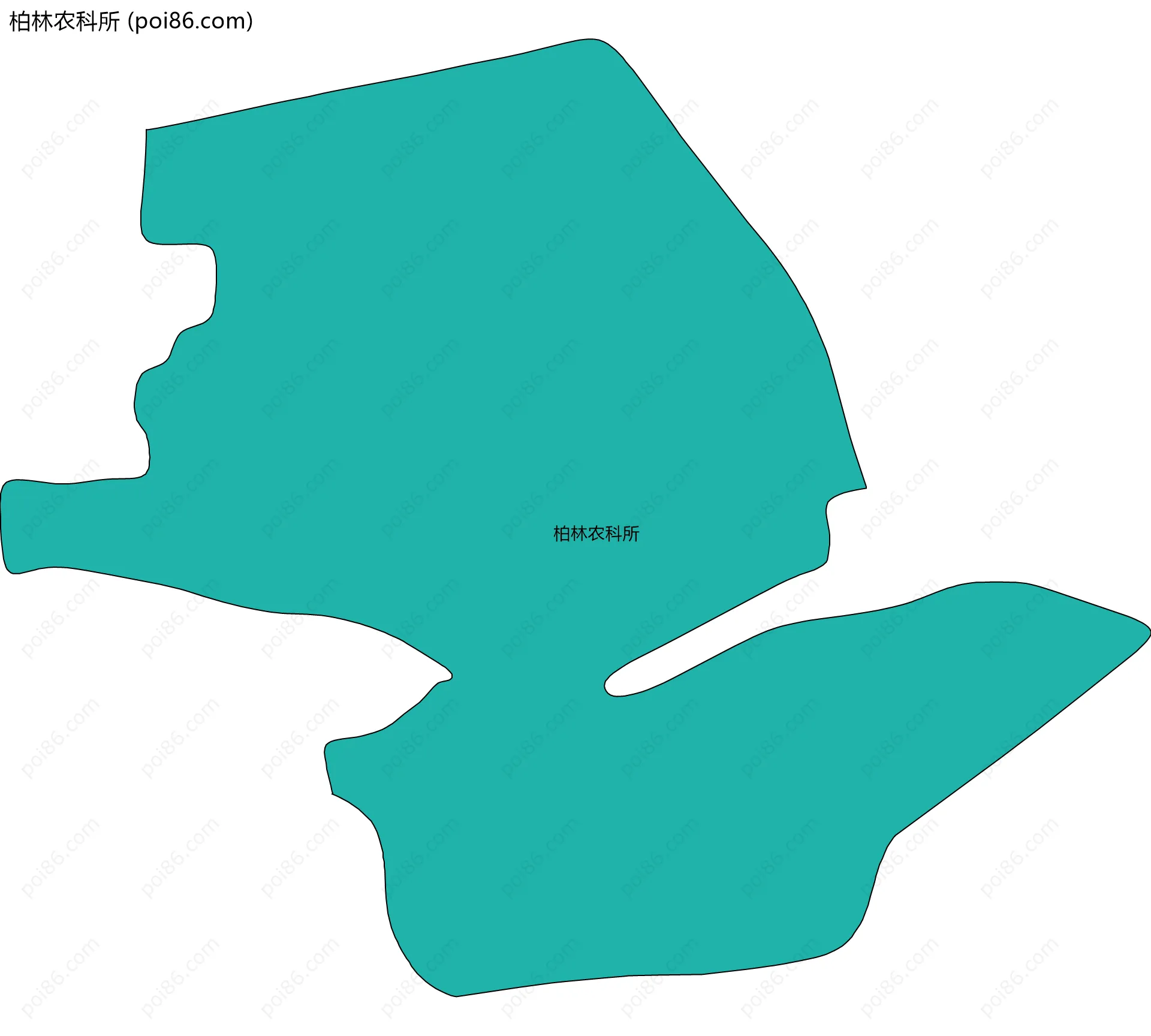 柏林农科所边界地图