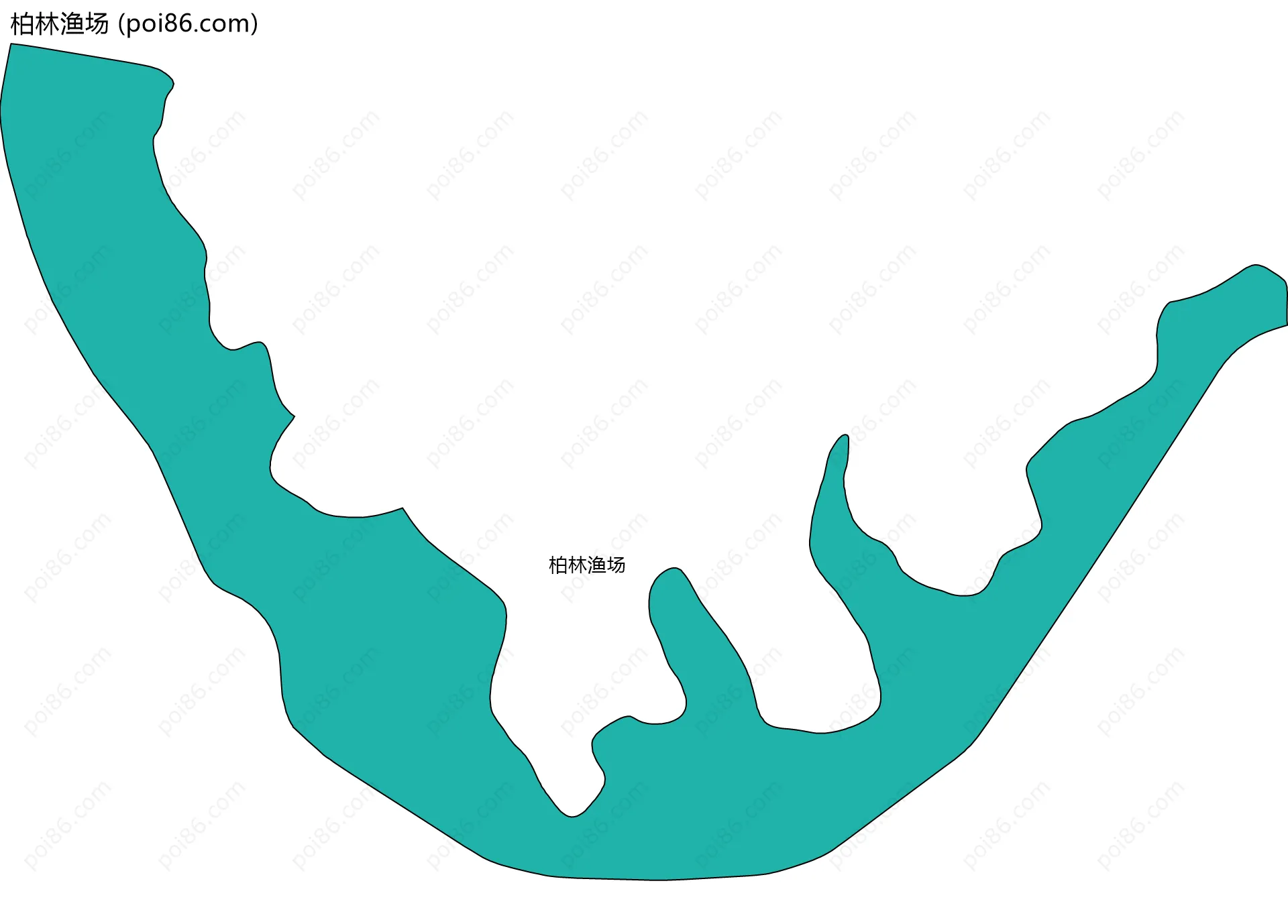 柏林渔场边界地图