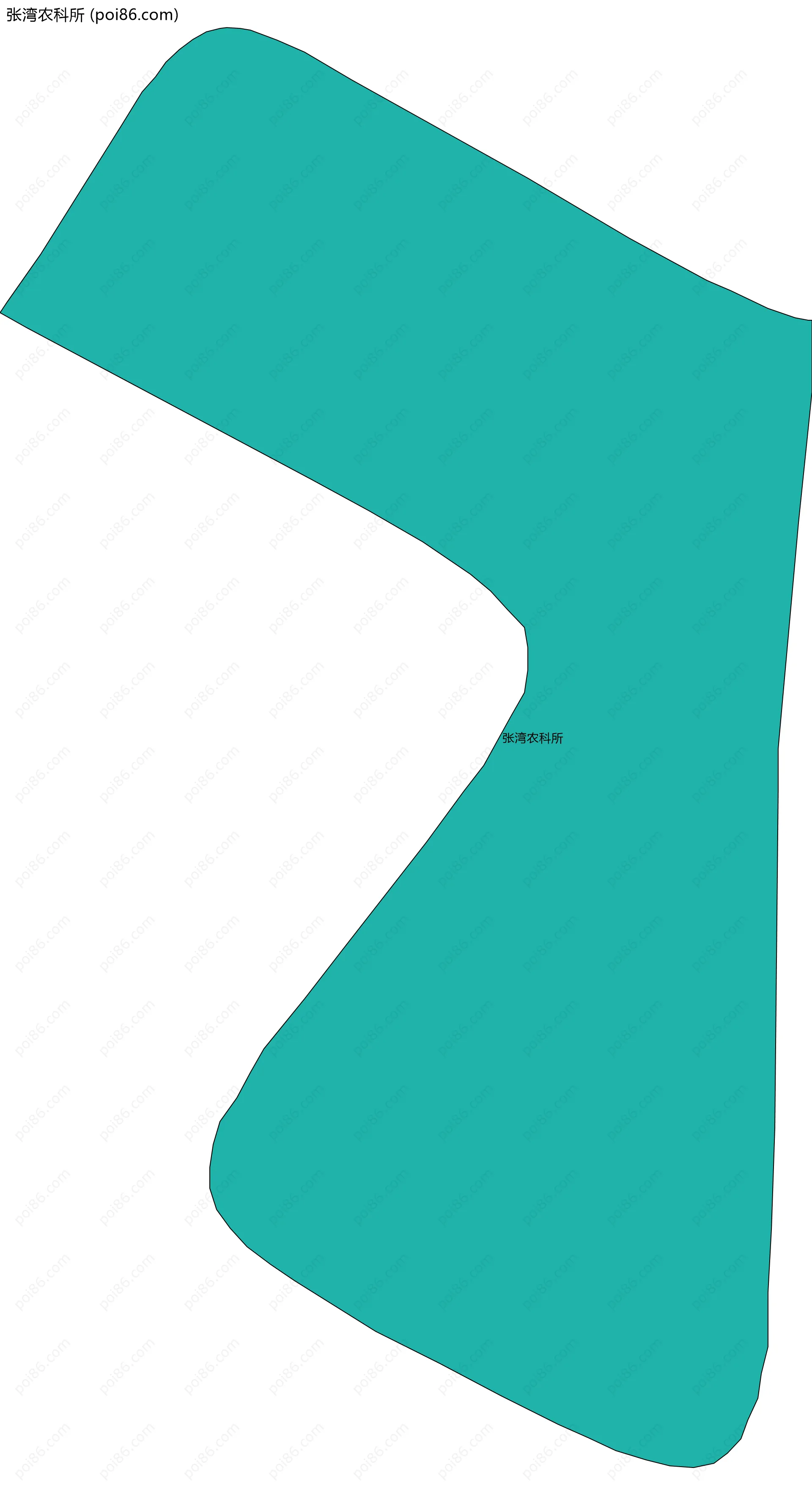 张湾农科所边界地图