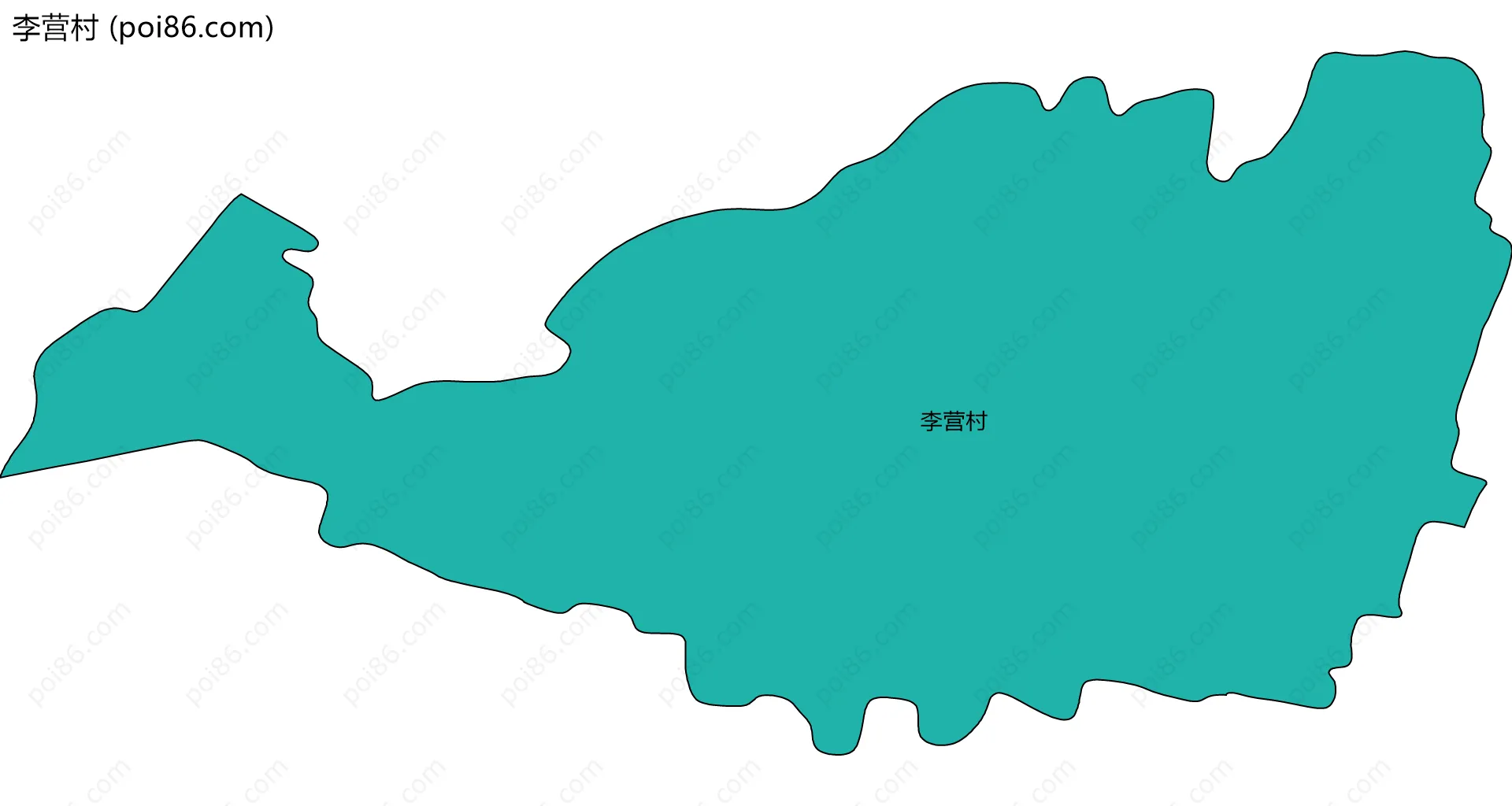 李营村边界地图