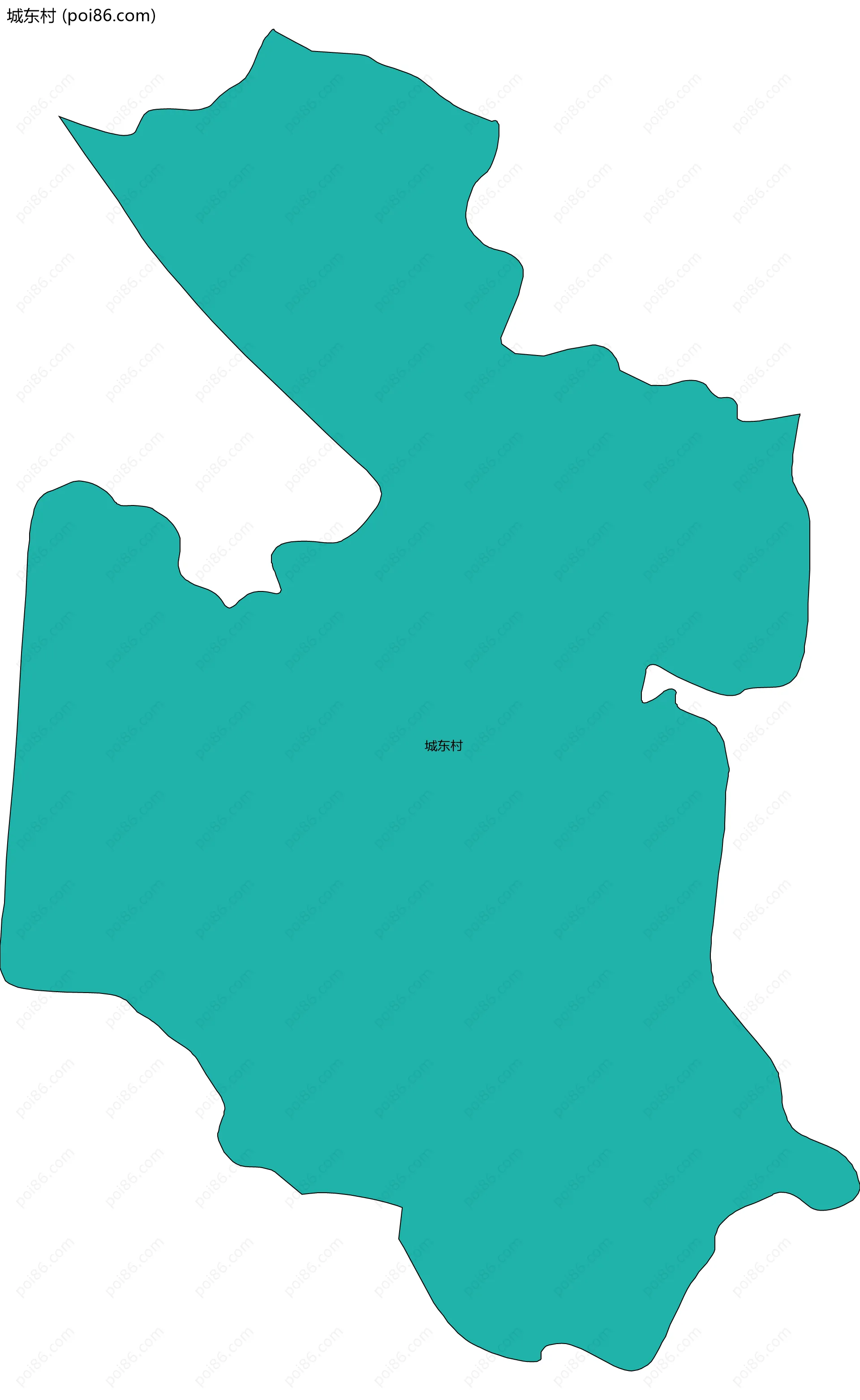 城东村边界地图