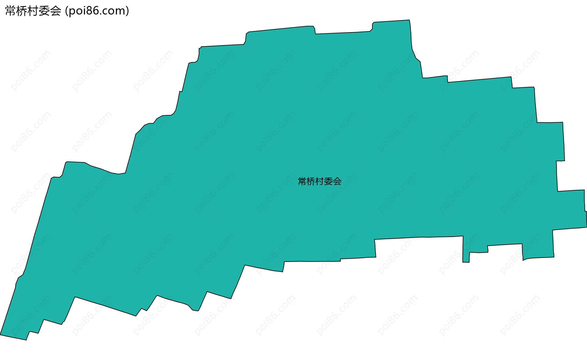 常桥村委会边界地图