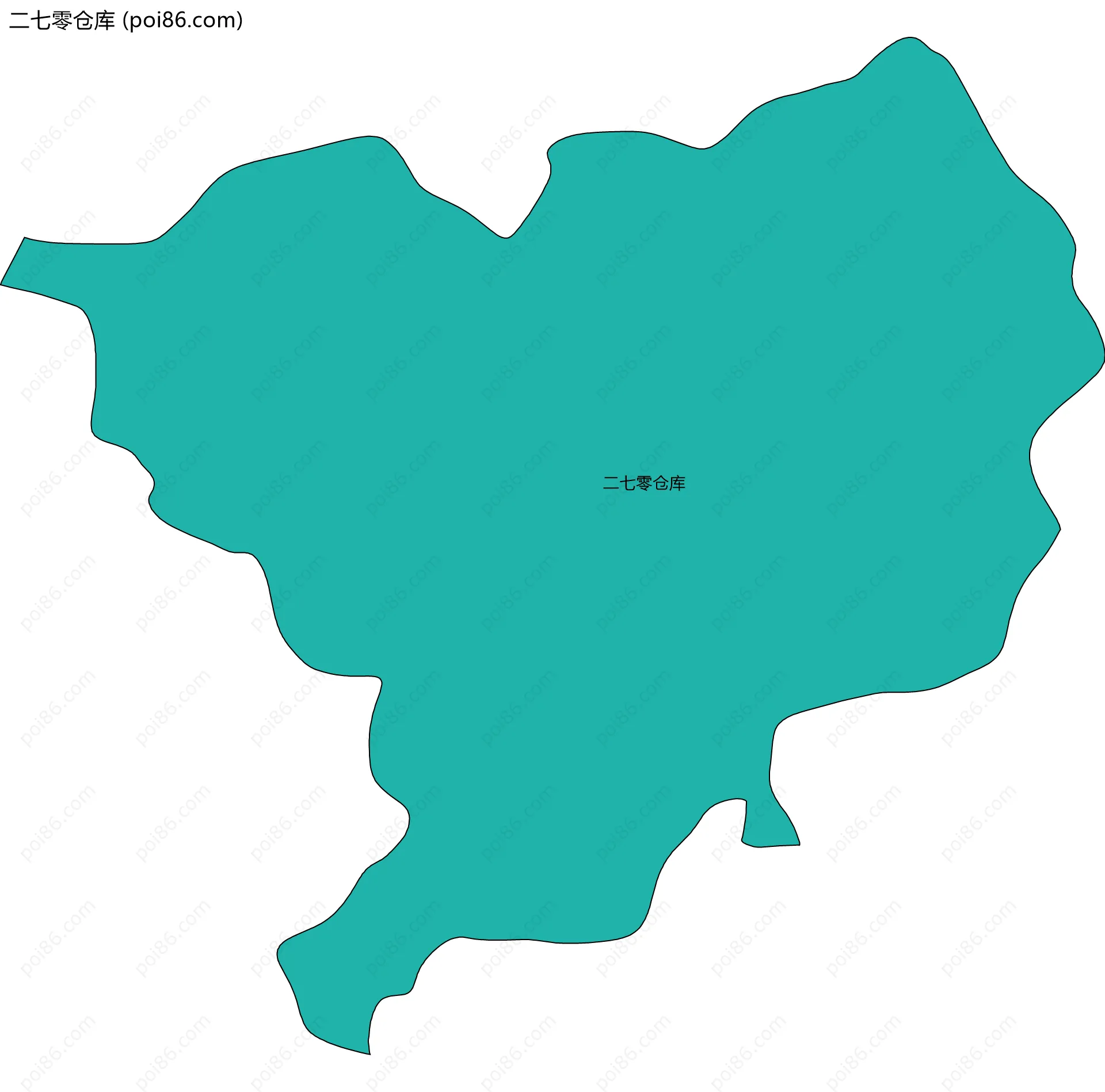 二七零仓库边界地图