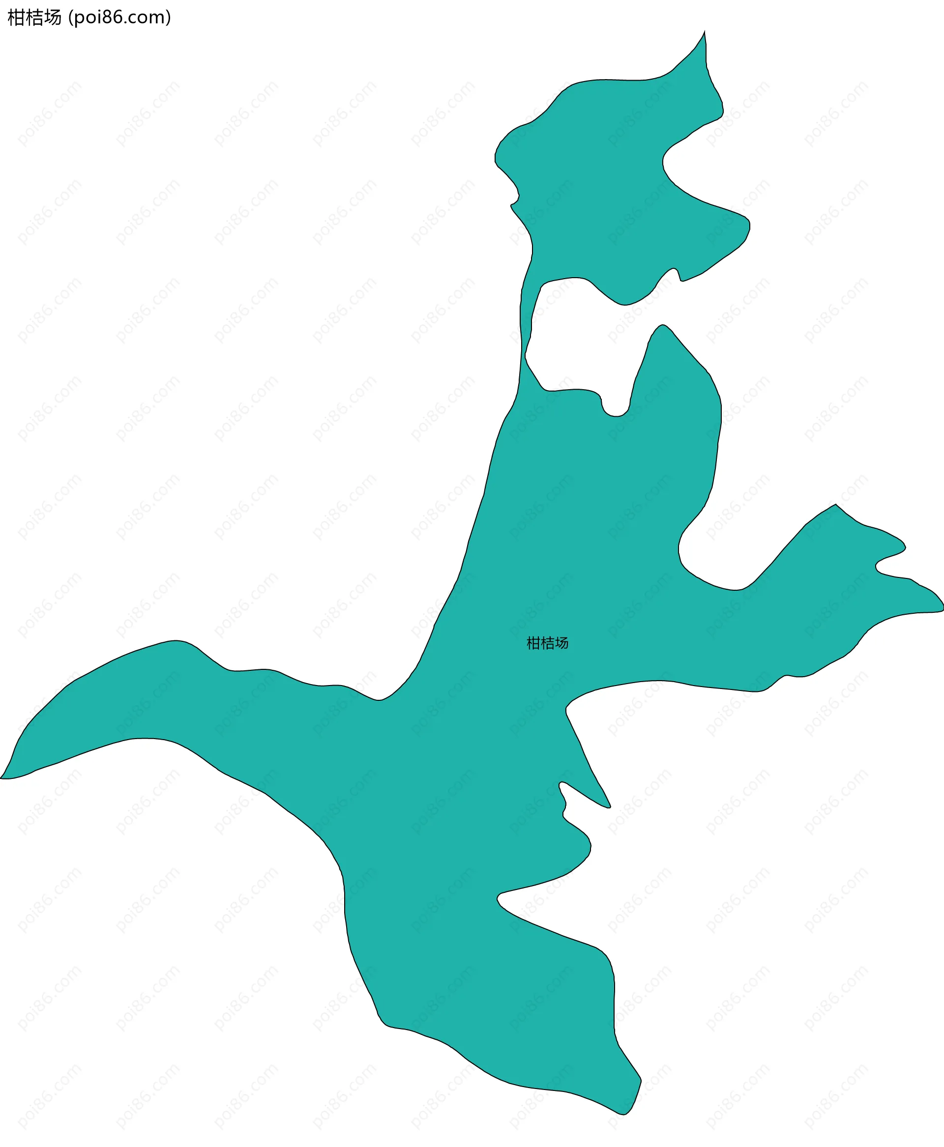 柑桔场边界地图