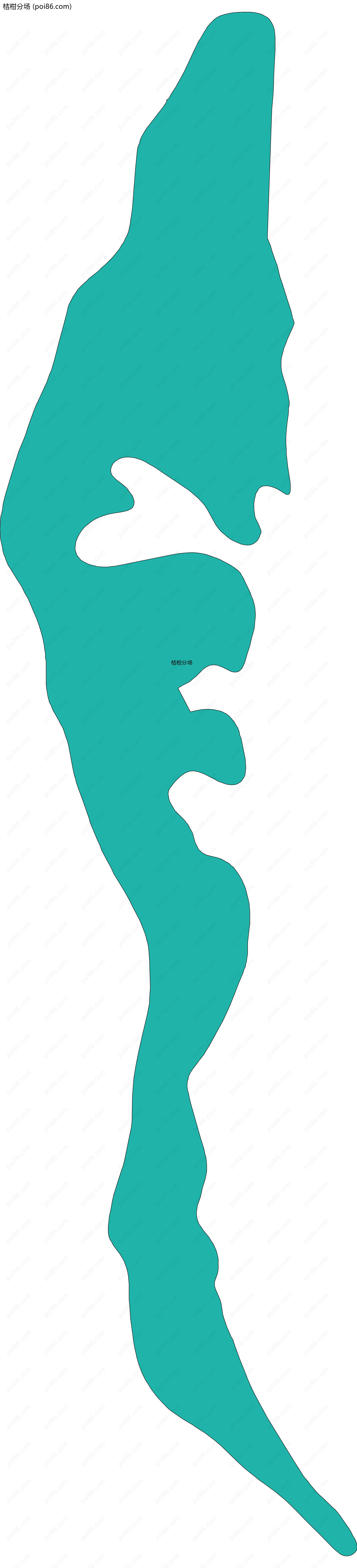 桔柑分场边界地图