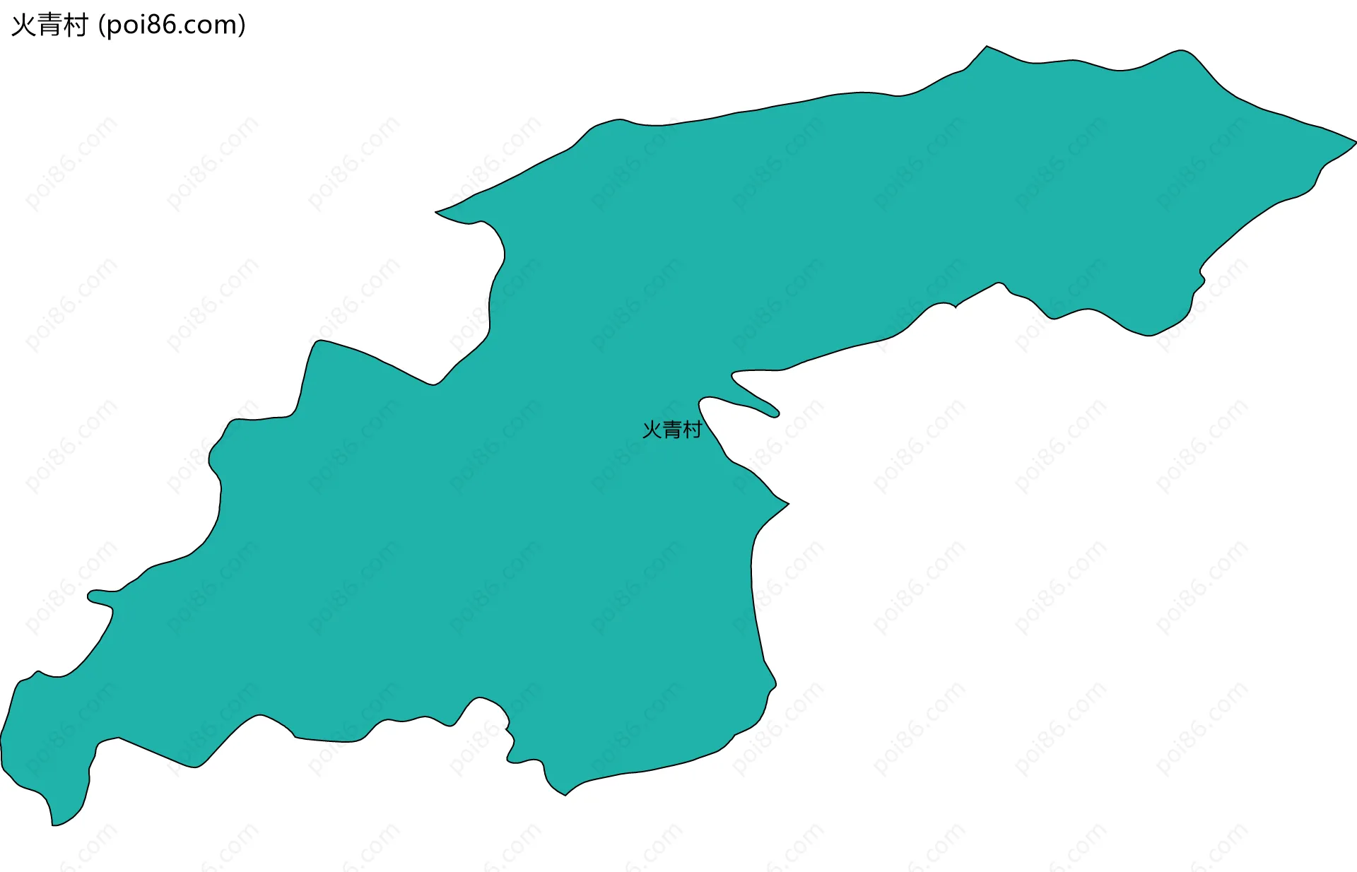 火青村边界地图